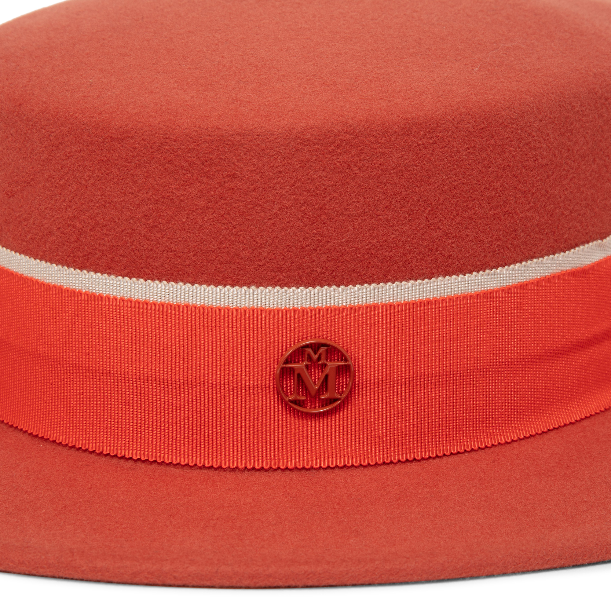 

Kiki wool felt hat, Red