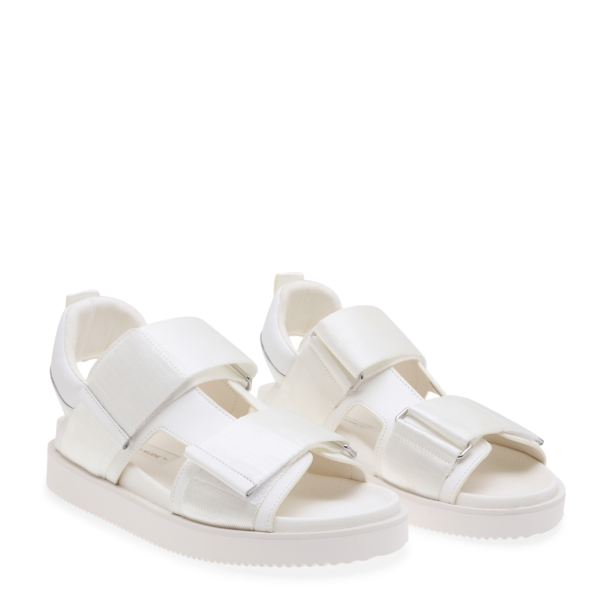 

Geo sandals, White
