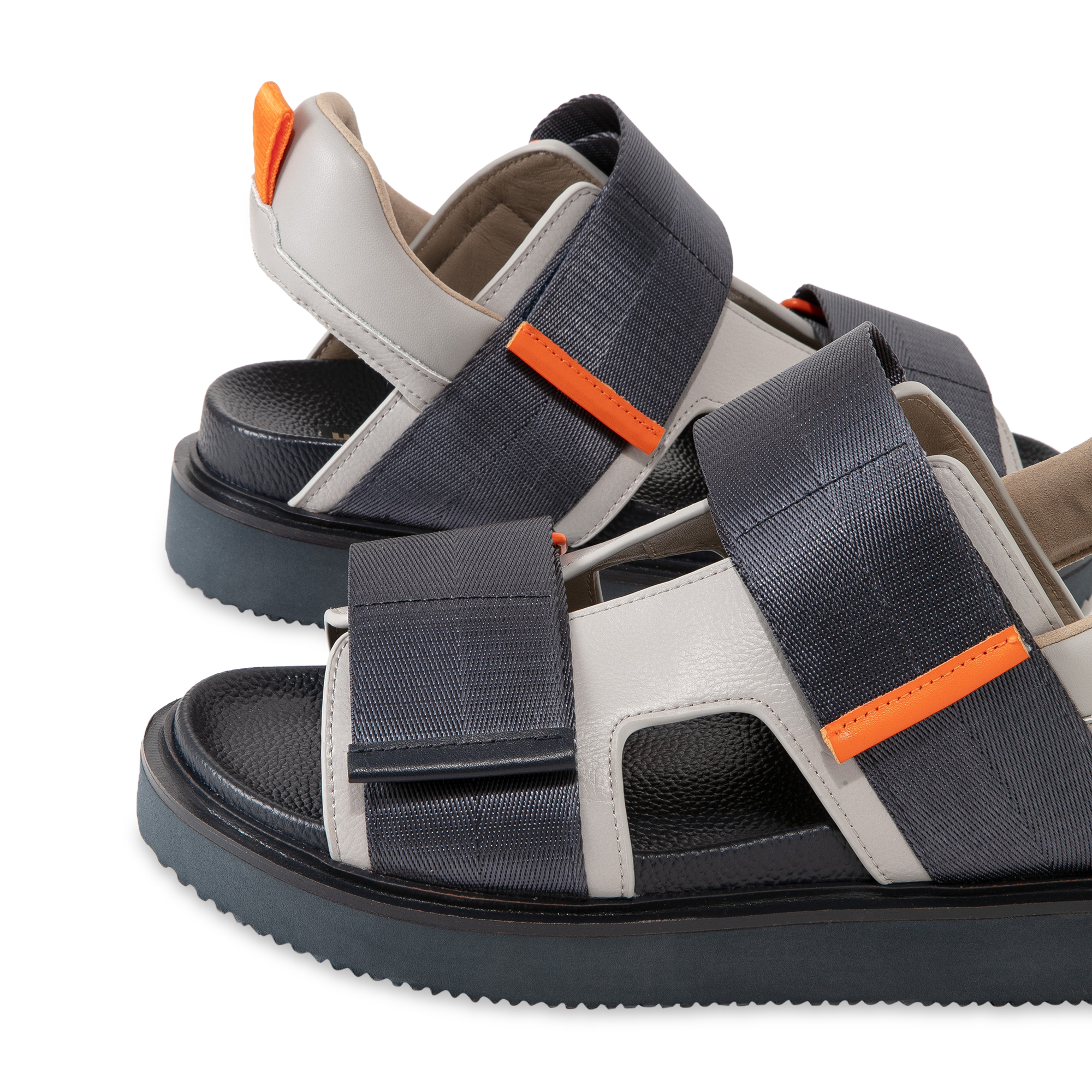 

Geo sandals, Blue