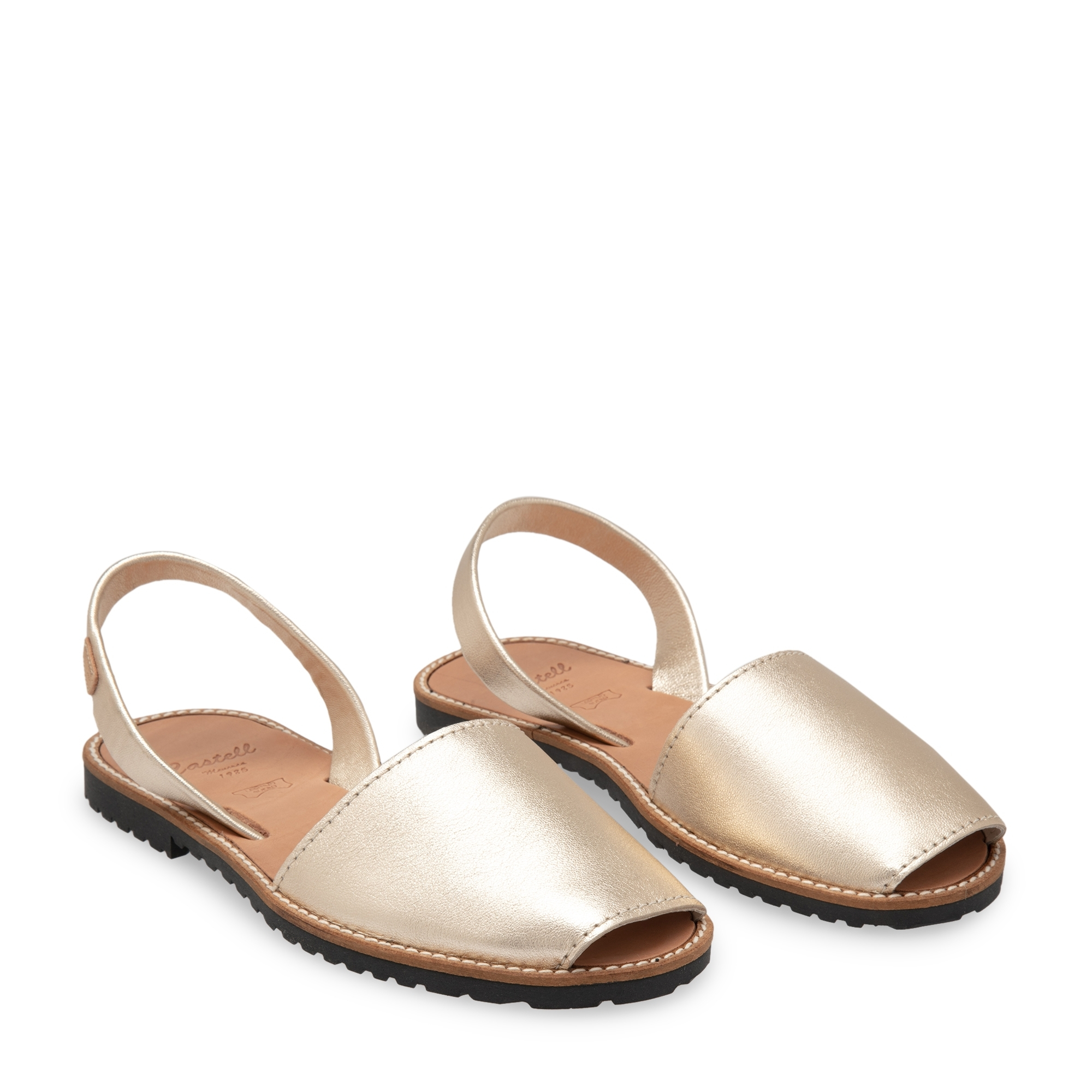 

Slingback sandals, Gold