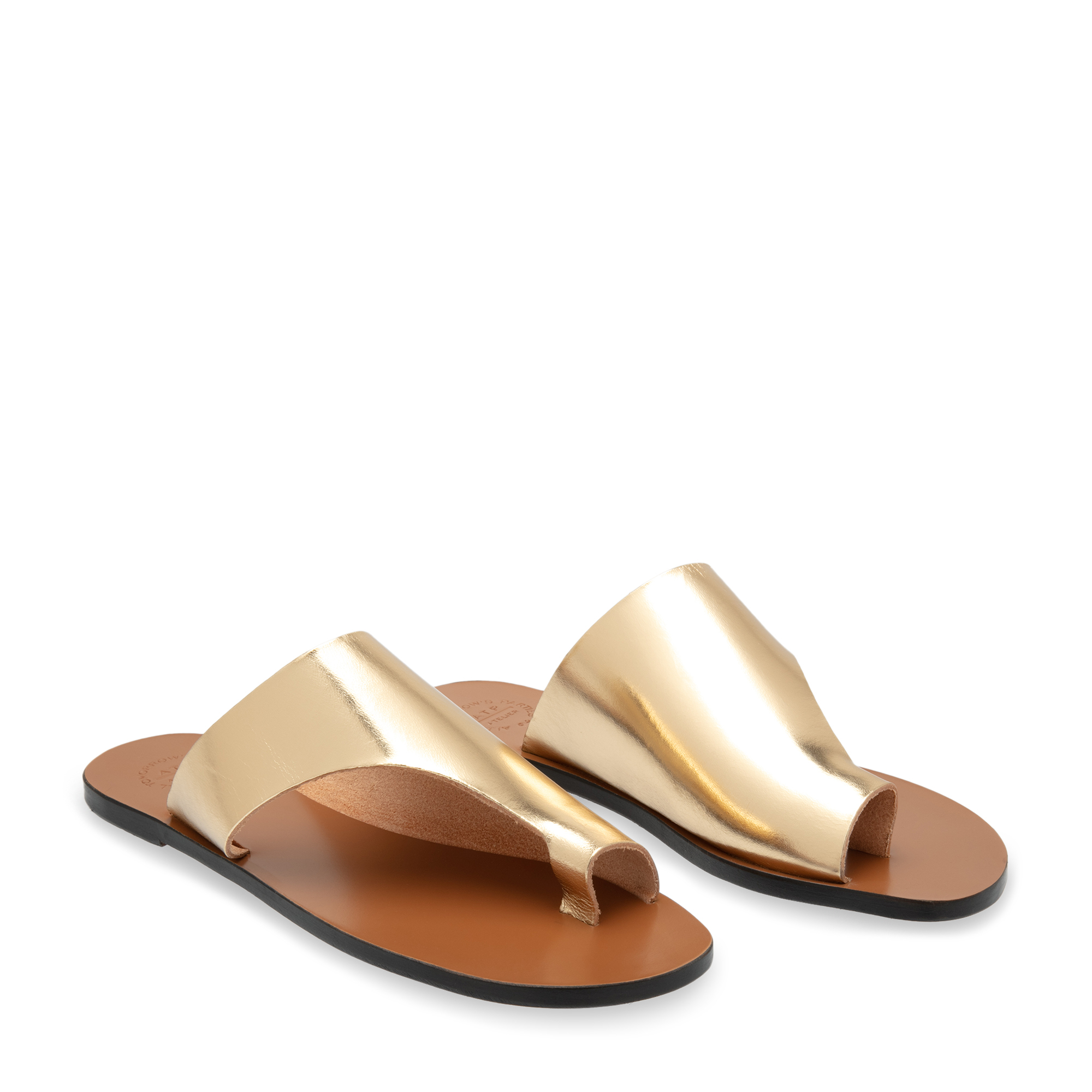 

Rosa cutout sandals, Gold
