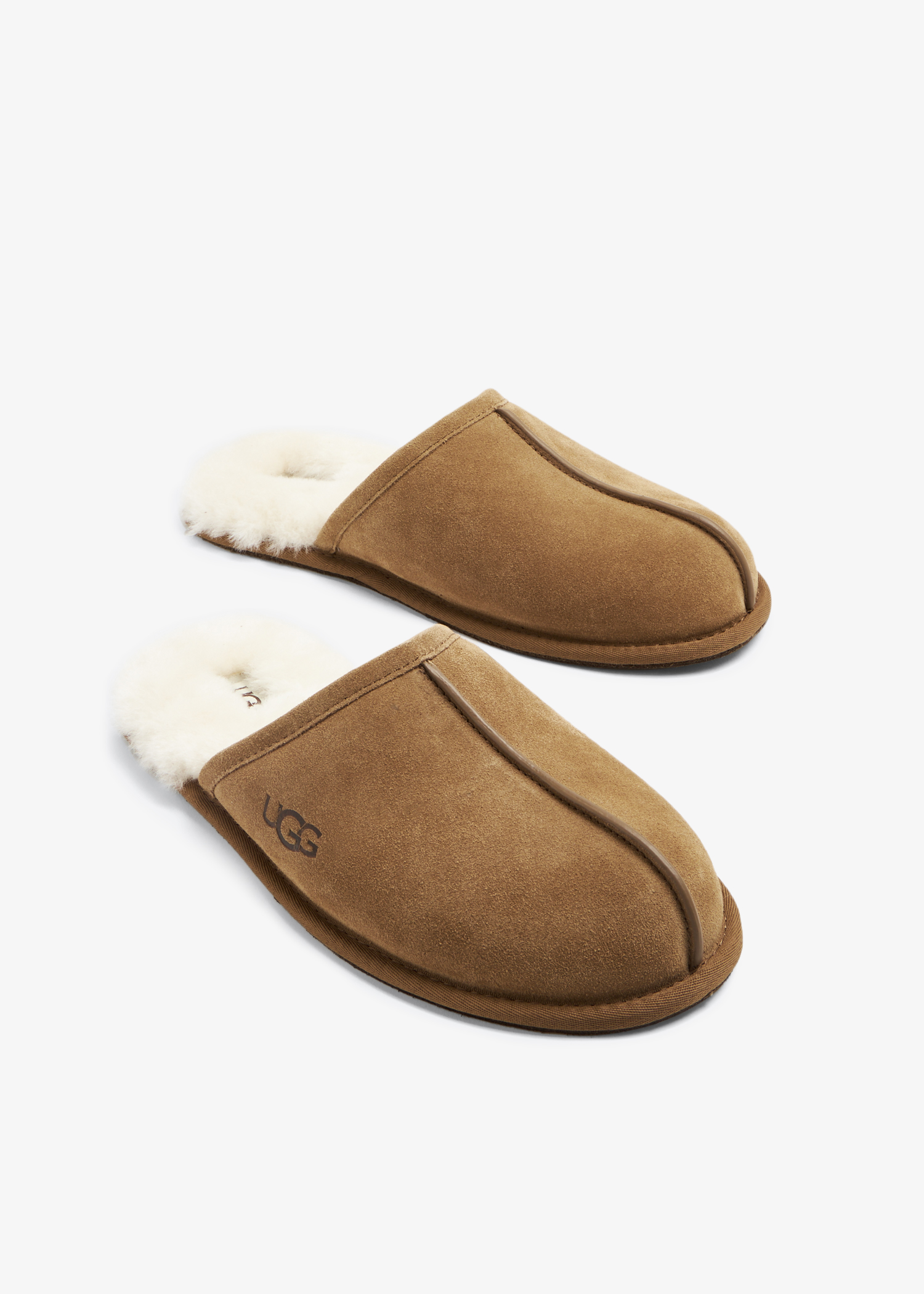 Ugg scuff hotsell mule suede slippers