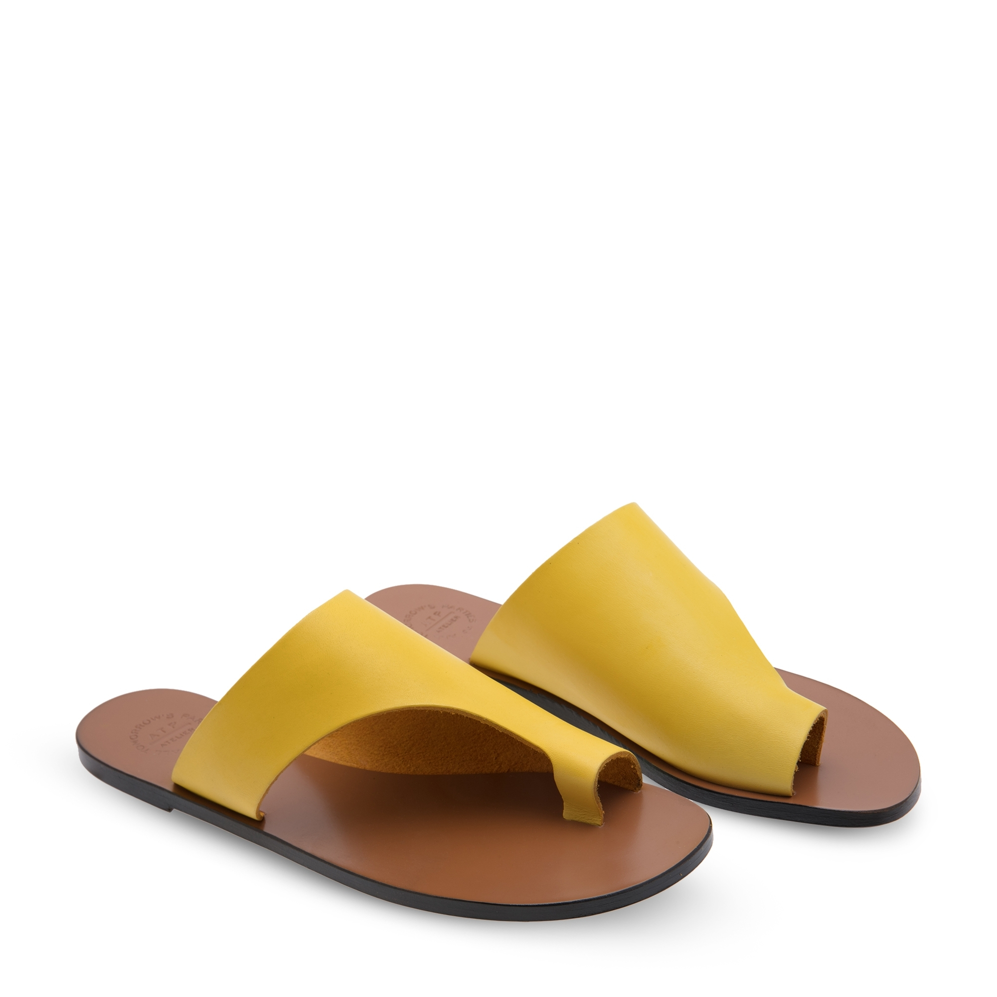 

Rosa leather sandals, Yellow