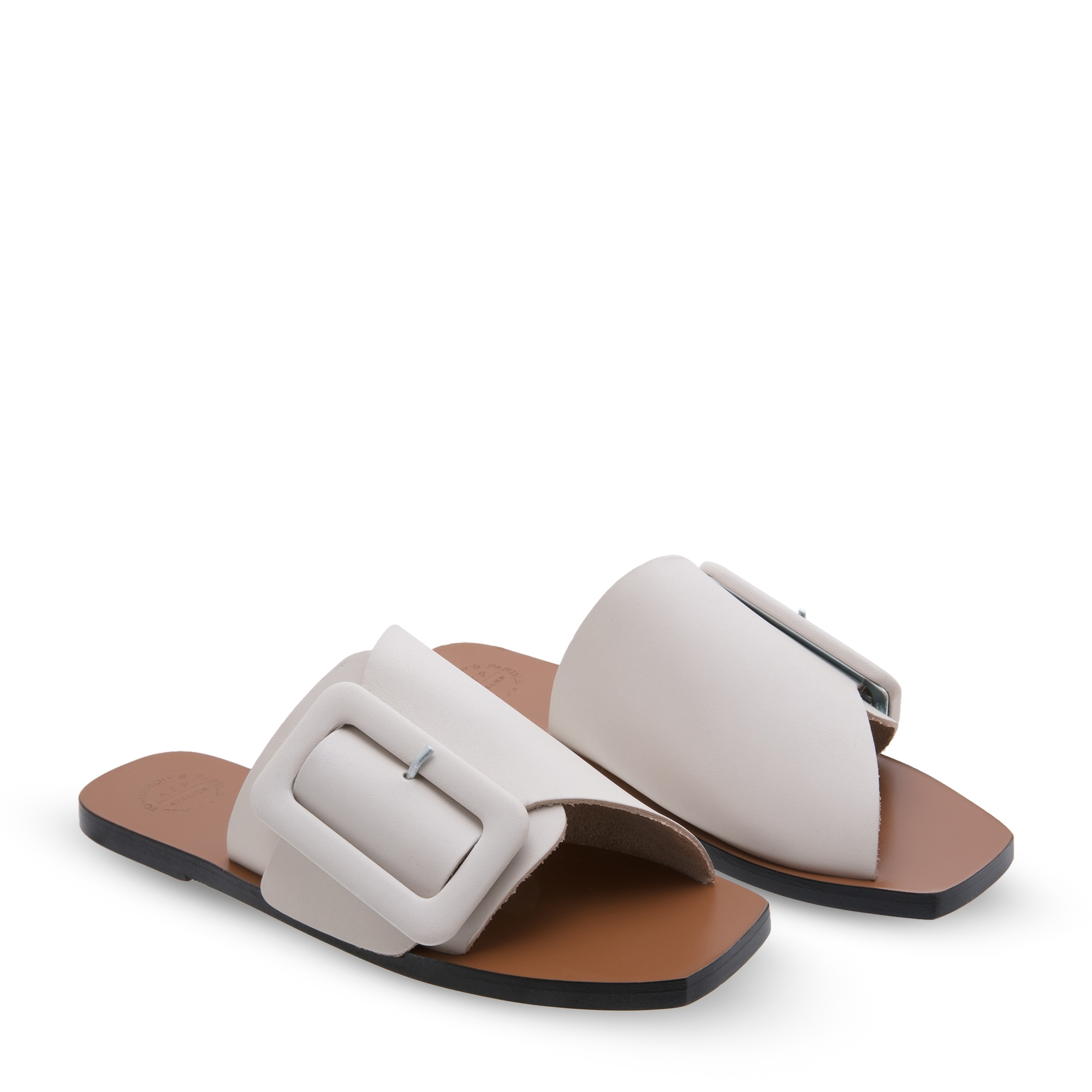 

Ceci leather sandals, White