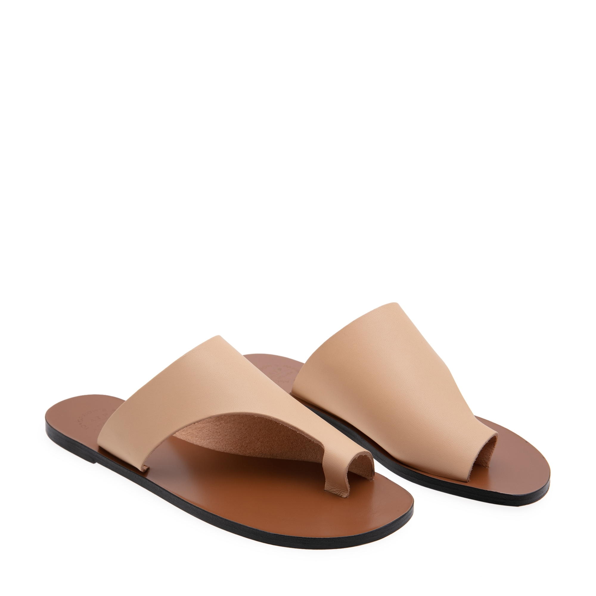 

Rosa leather sandals, Beige