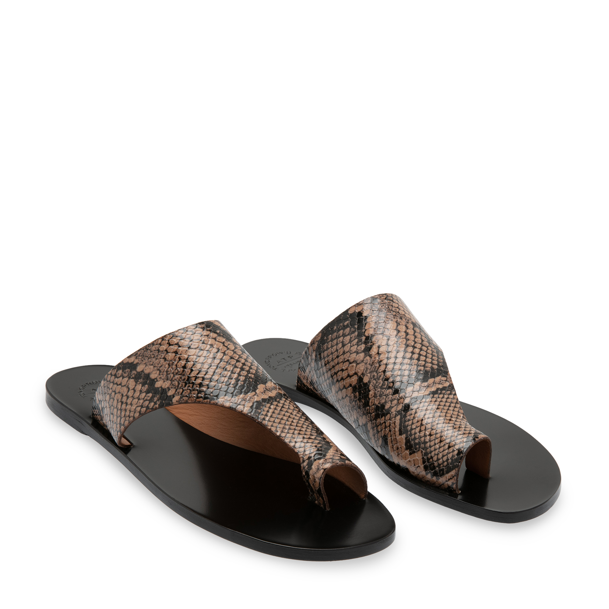 

Rosa cutout sandals, Animal print