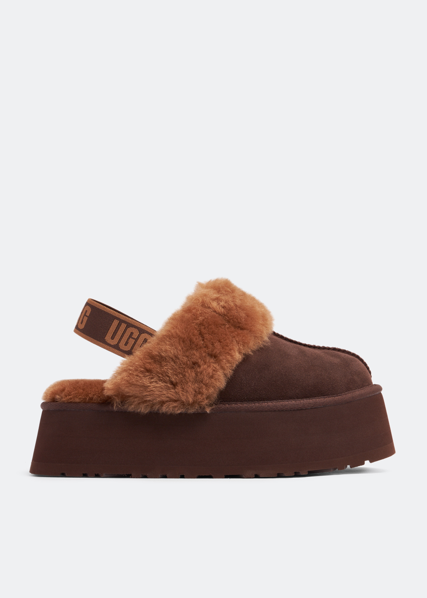 Ugg funkette best sale suede clogs chestnut