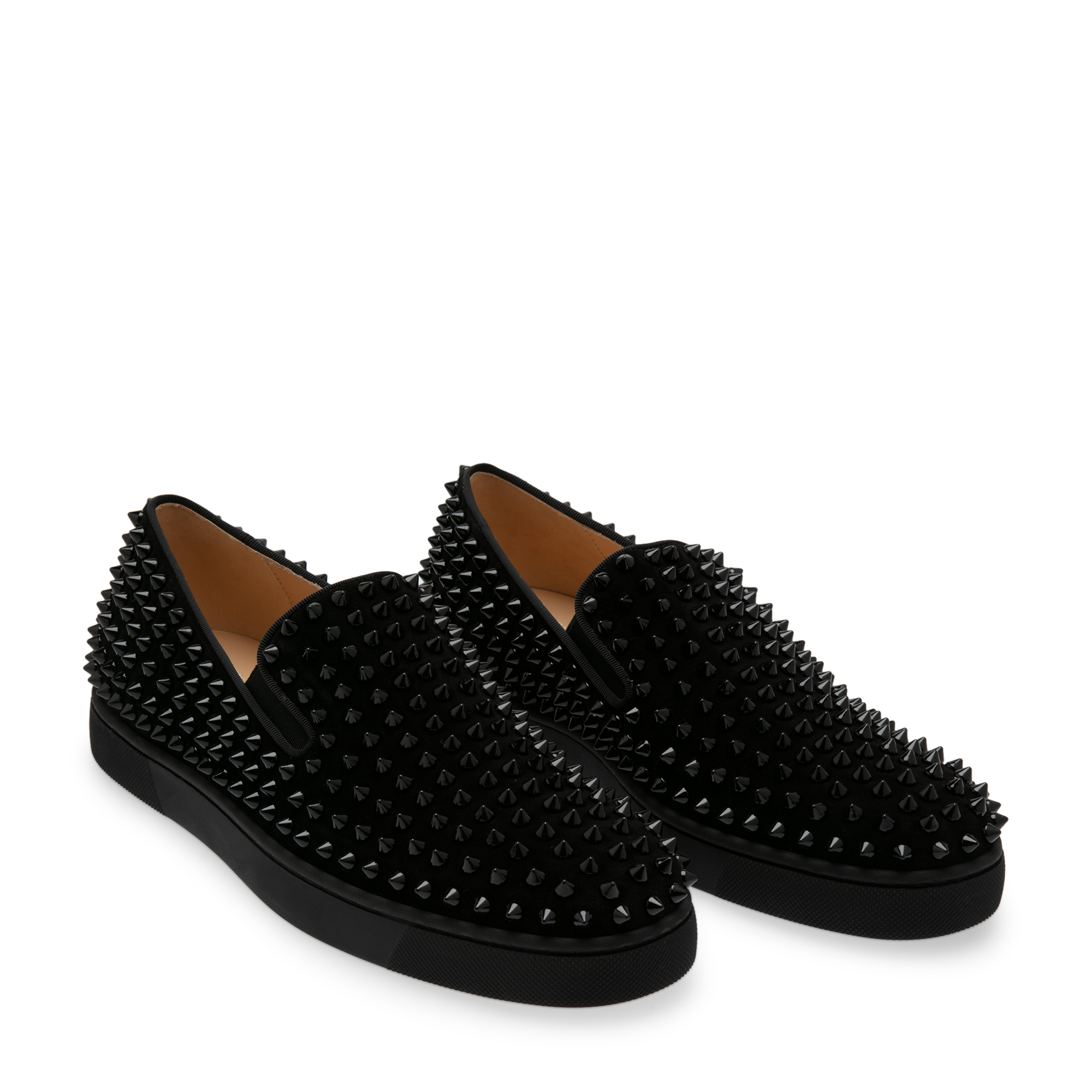 

Spike embellished sneakers, Black