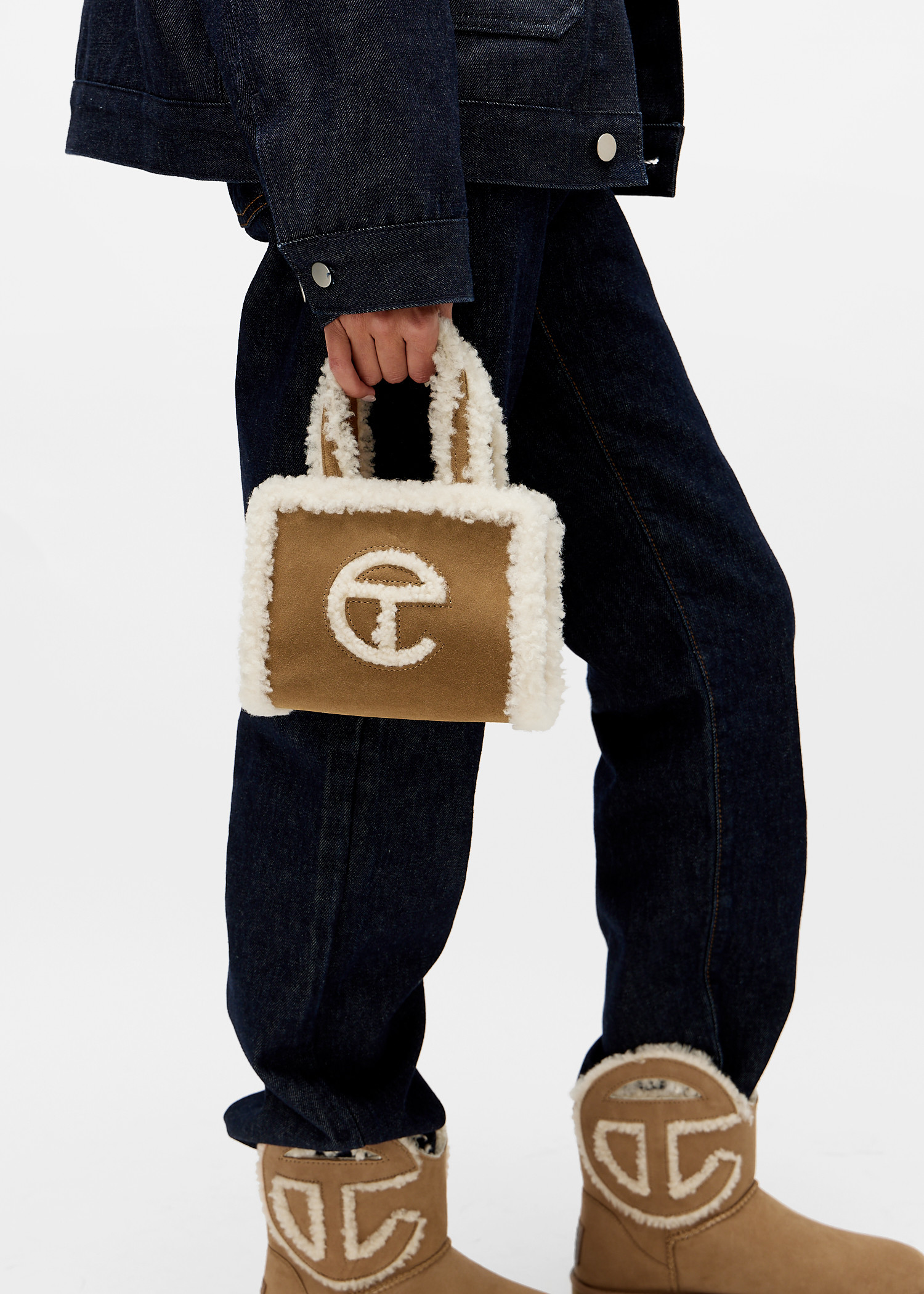 

x TELFAR Small shopper bag, Brown