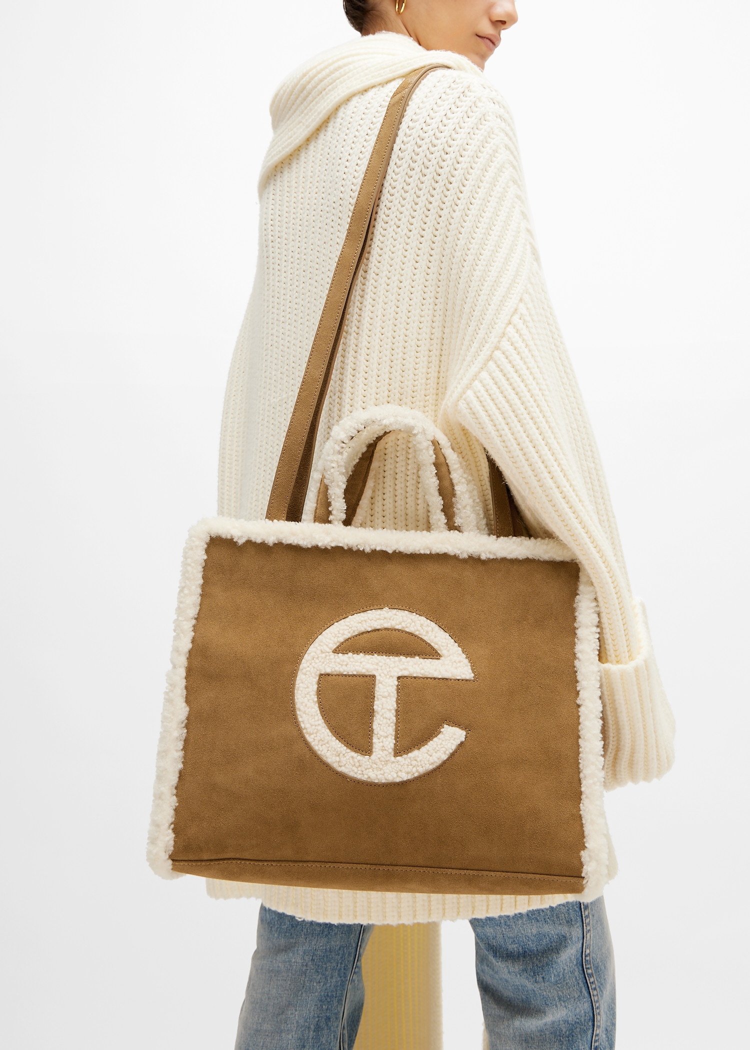 UGG x TELFAR Medium shopper bag for Women Brown in UAE Level Shoes