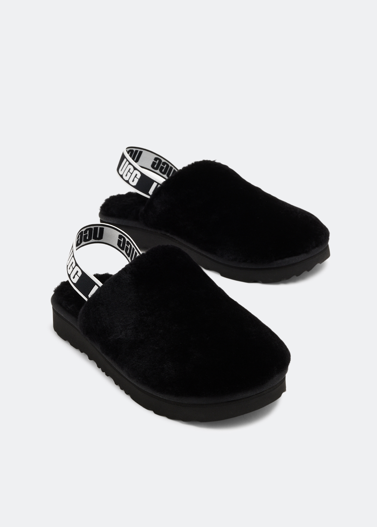 UGG Fluff Yeah clogs for Girl Black in KSA Level Shoes