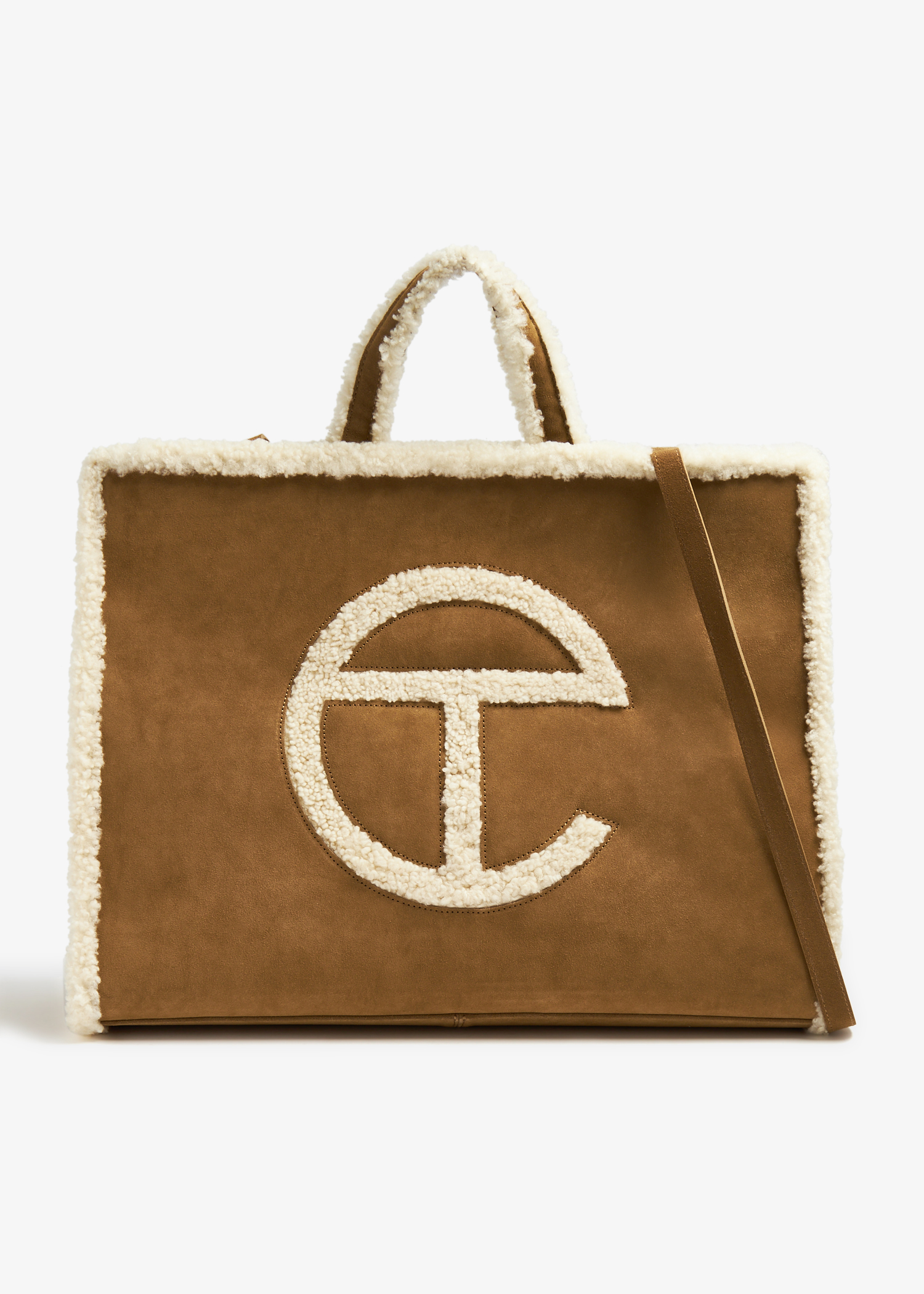 x TELFAR Large shopper bag, Brown