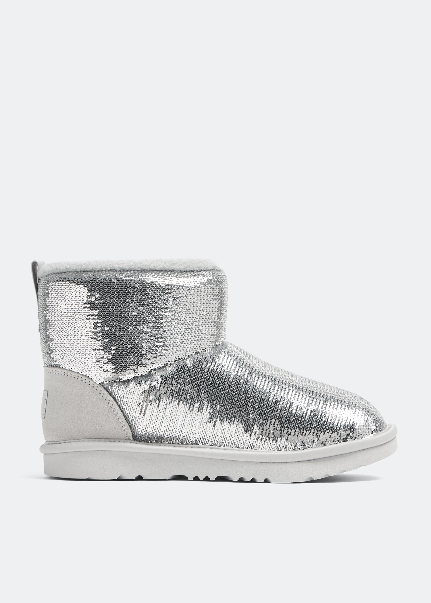 Silver sale glitter uggs