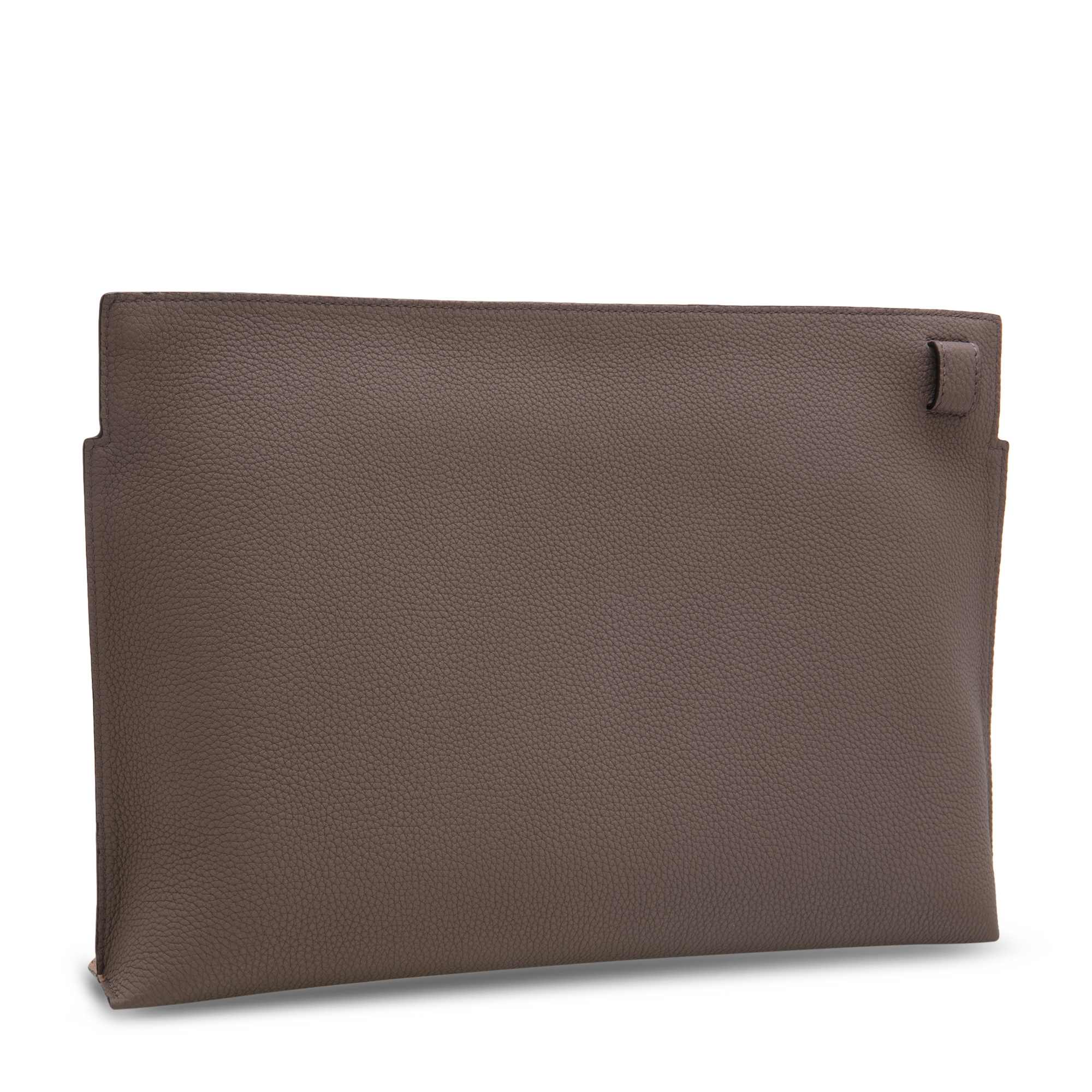 

T Pouch leather bag, Brown