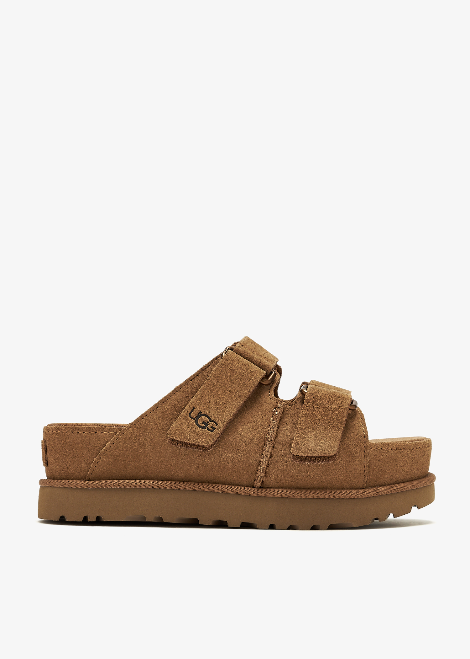 

Goldenstar Hi slide sandals, Brown