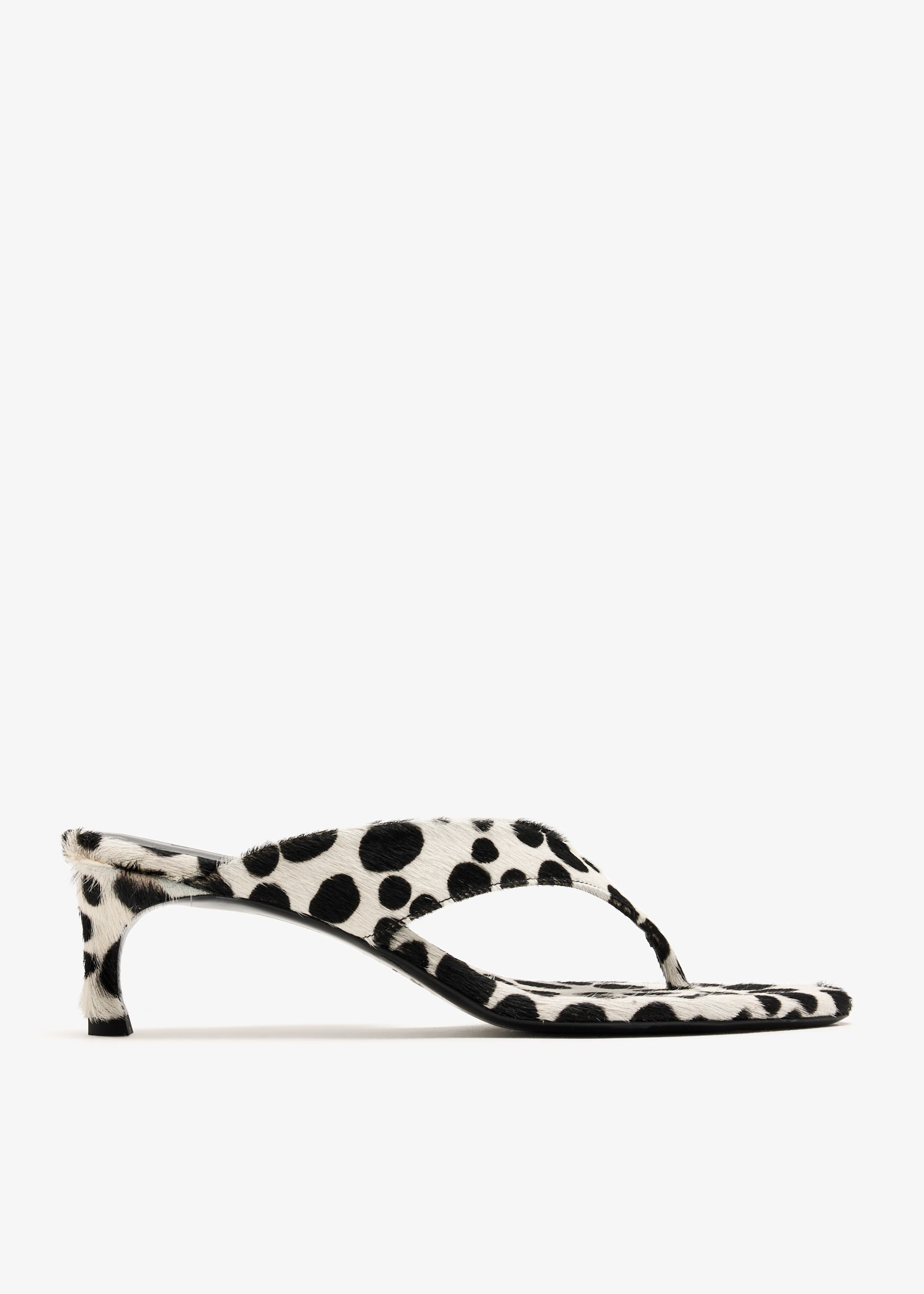 

Polka dot sandals, Printed