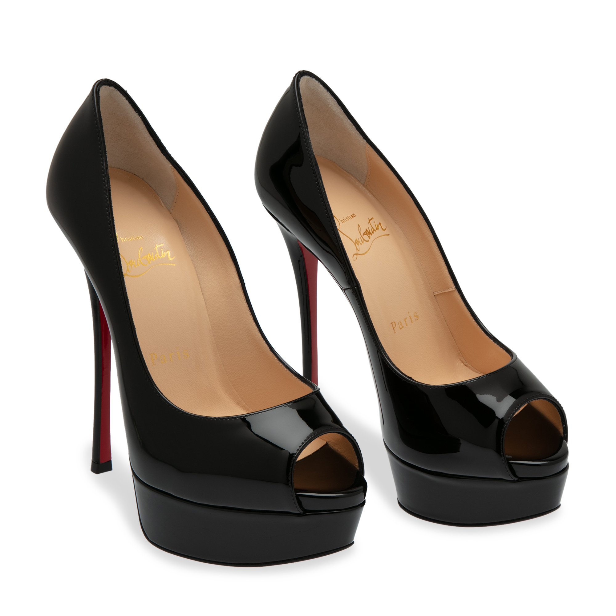 Christian Louboutin Fetish peep pumps for Women Black in UAE