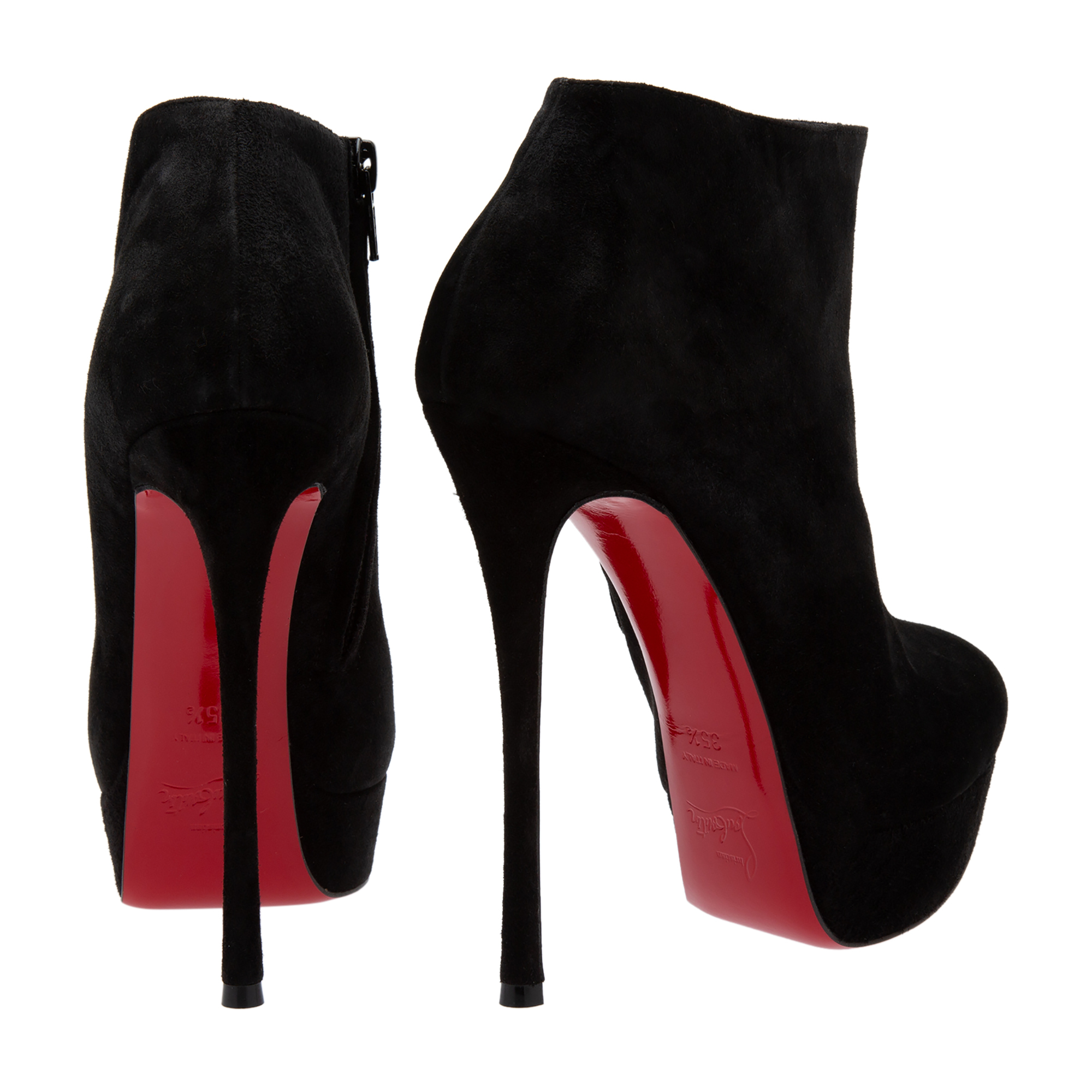 Christian Louboutin Dirdibootie 150 veau boots for Women Black