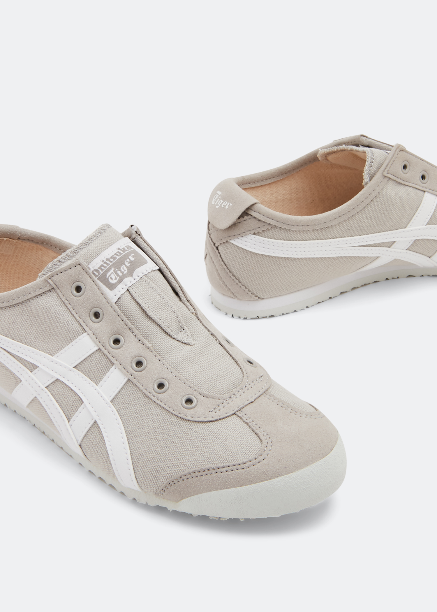 Onitsuka tiger deals slip on gray