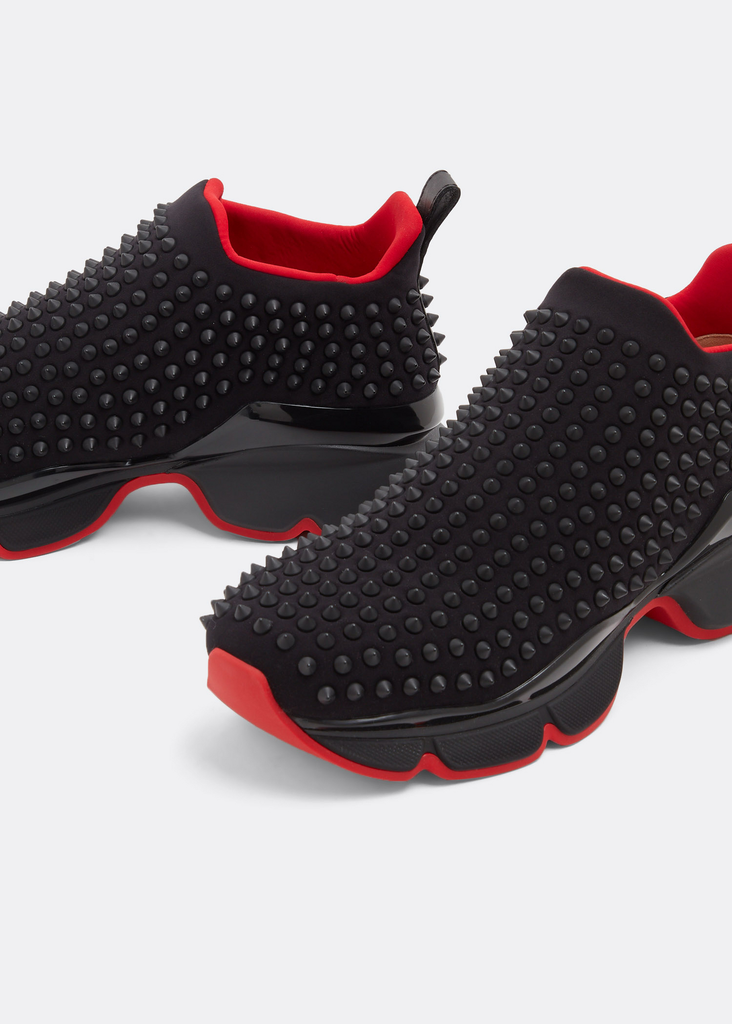 

Spike sock sneakers, Black