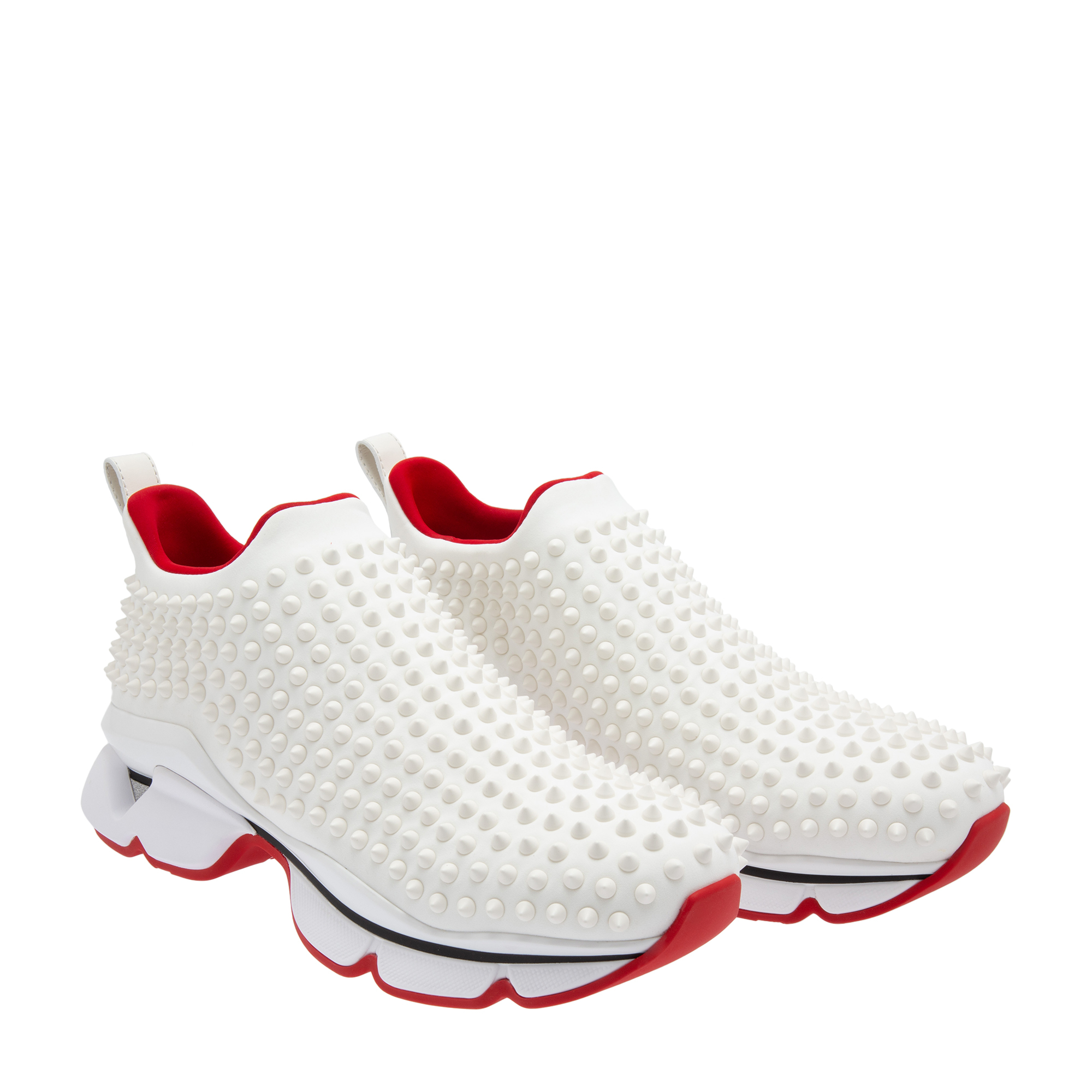 

Spike sock sneakers, White