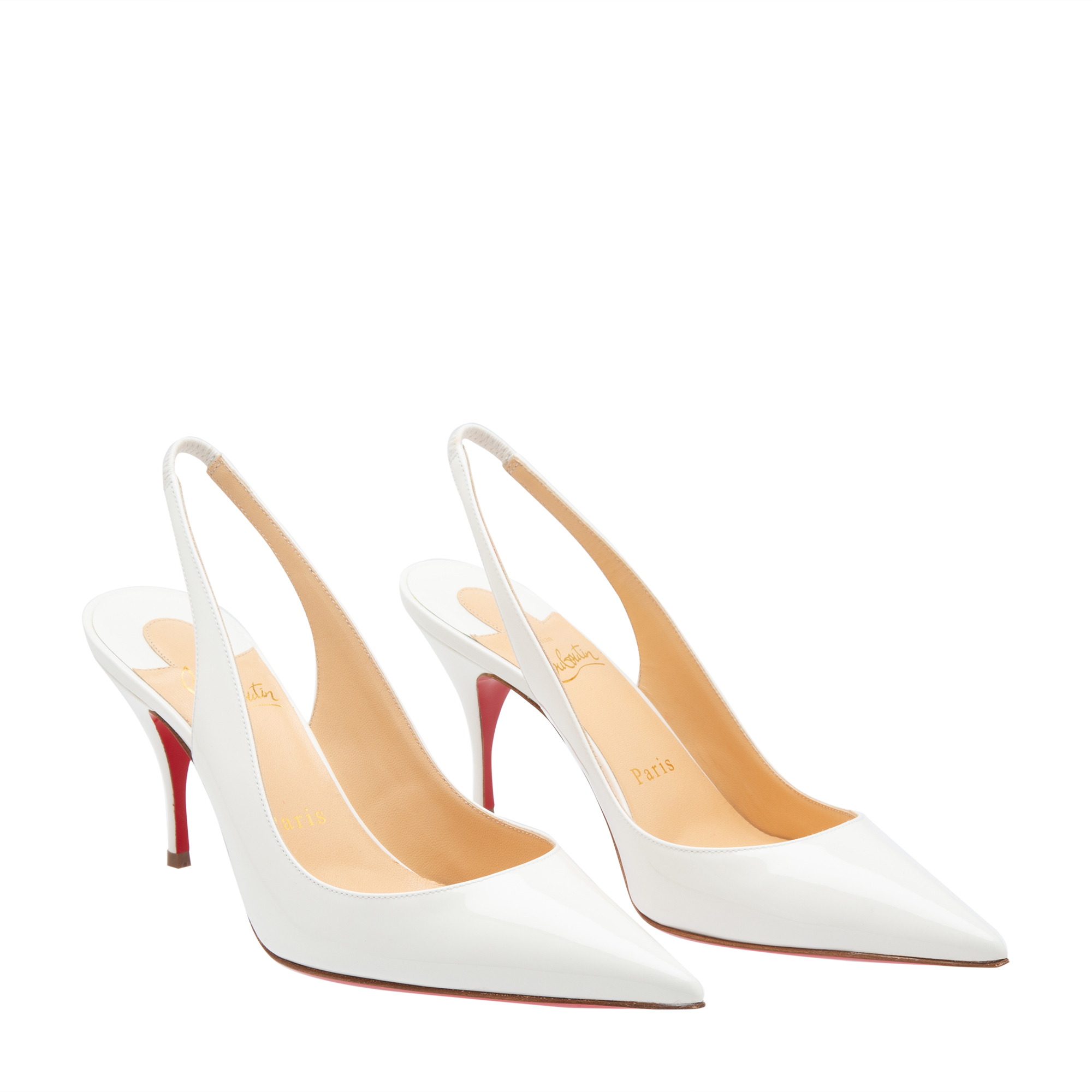 

Clare pumps, White