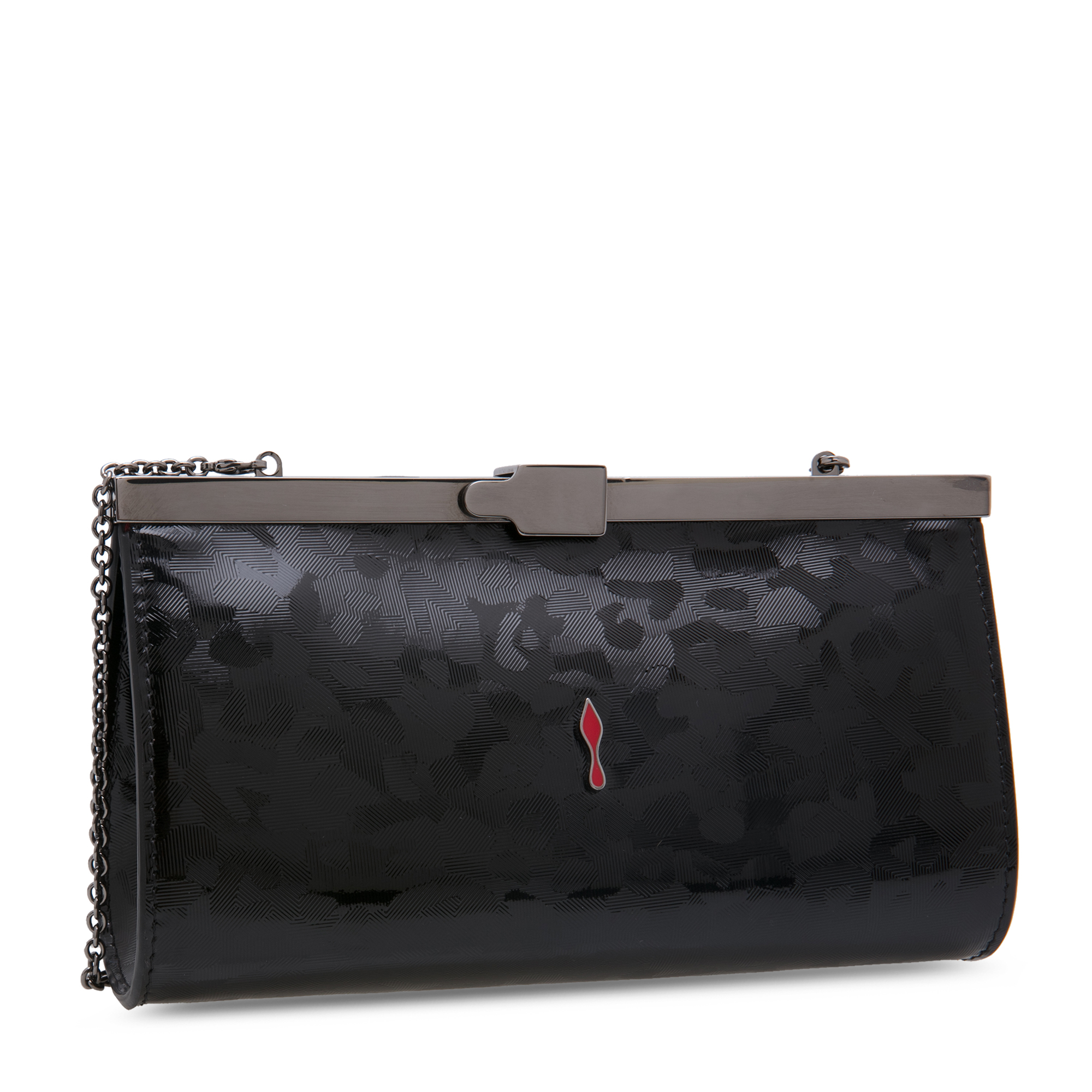 

Palmette clutch, Black