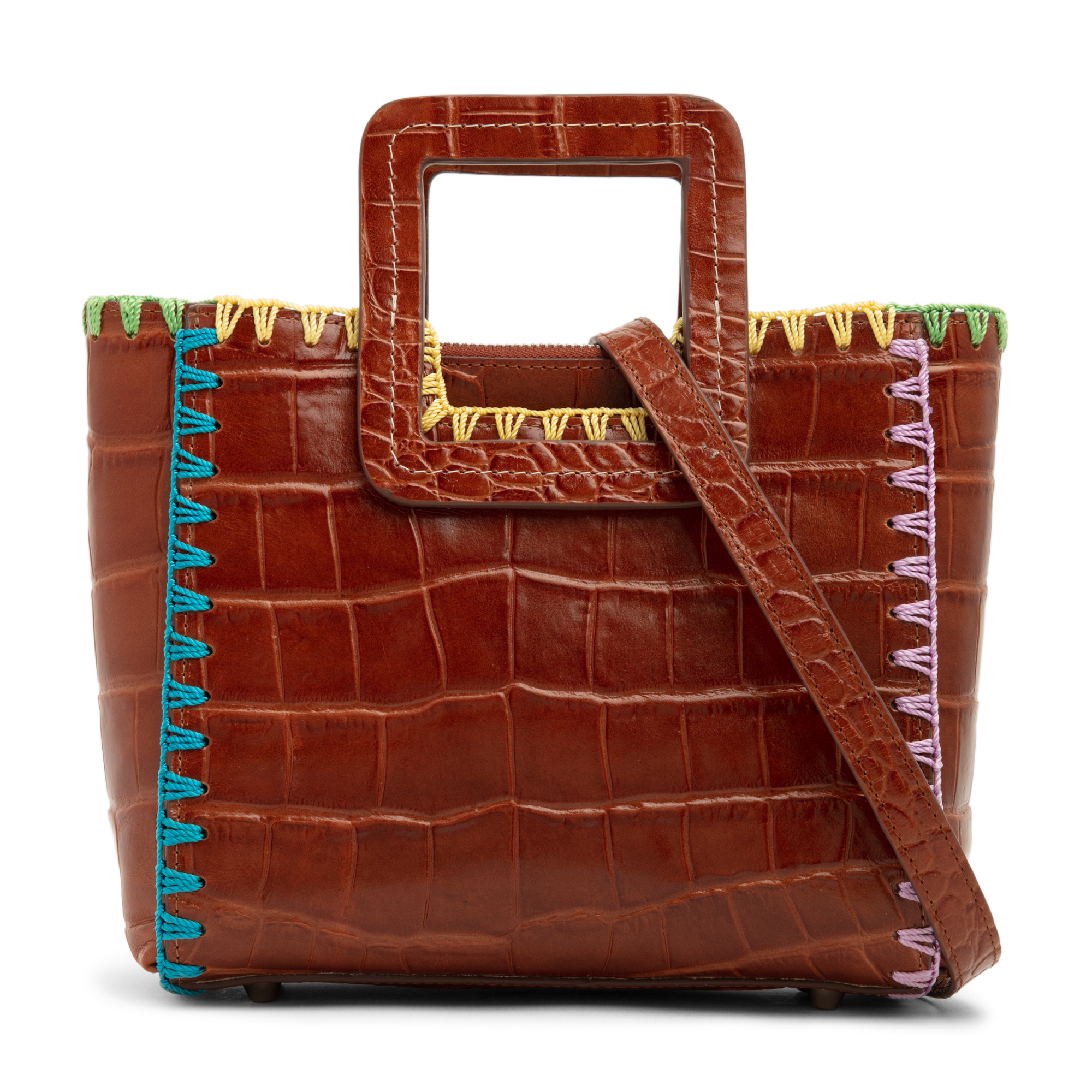 Staud Mini Shirley bag for Women - Brown in Qatar | Level Shoes 