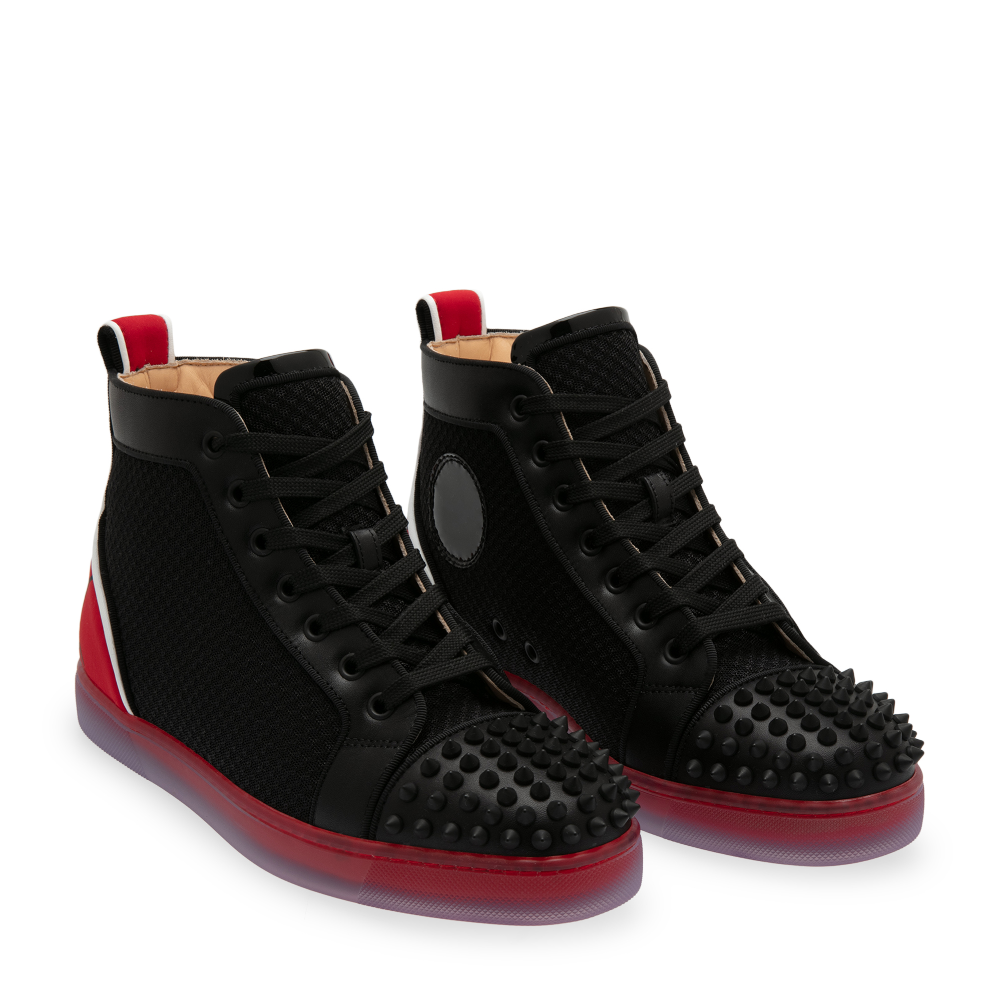 

Fun Lou spikes sneakers, Black