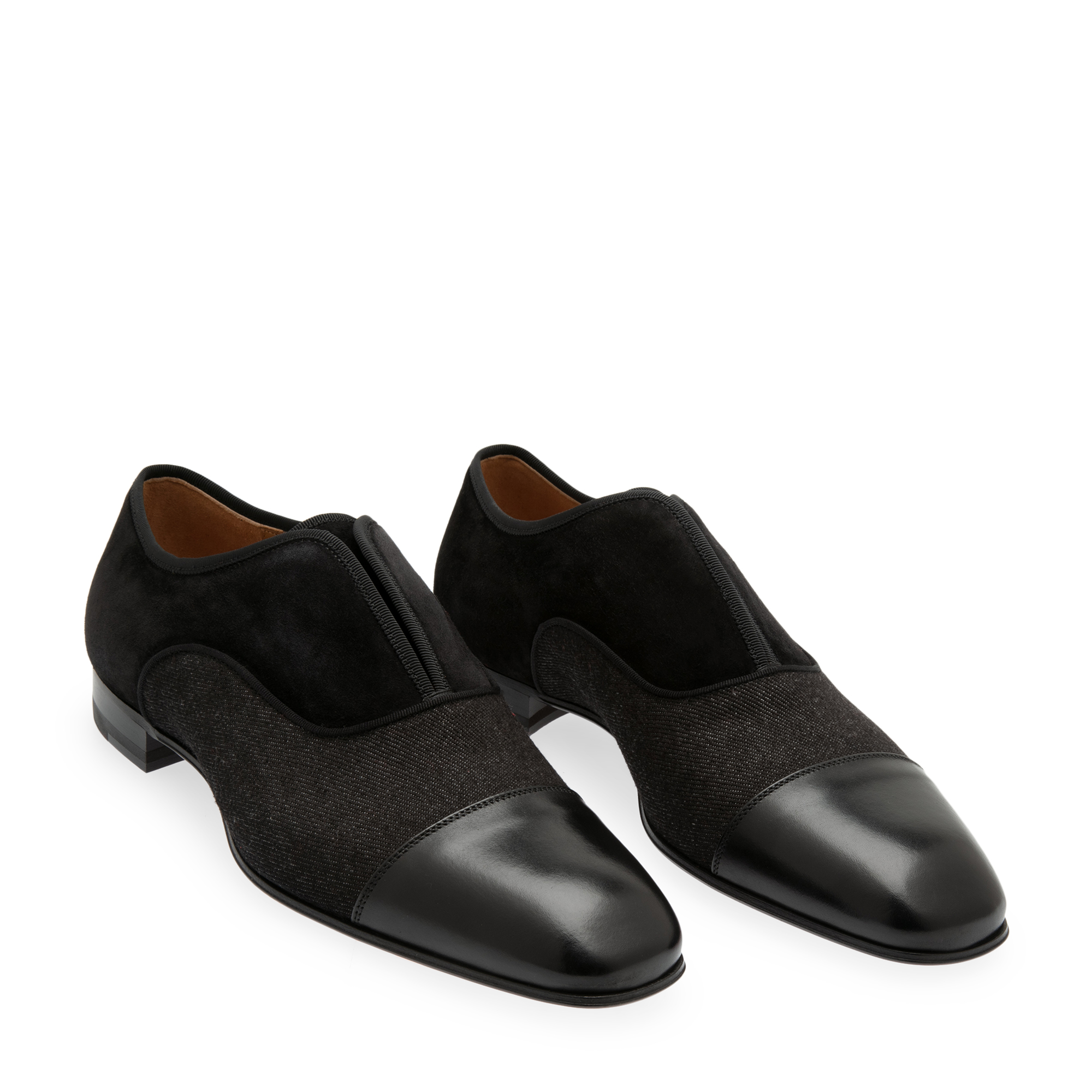 

Alpha male derby shoes, Black