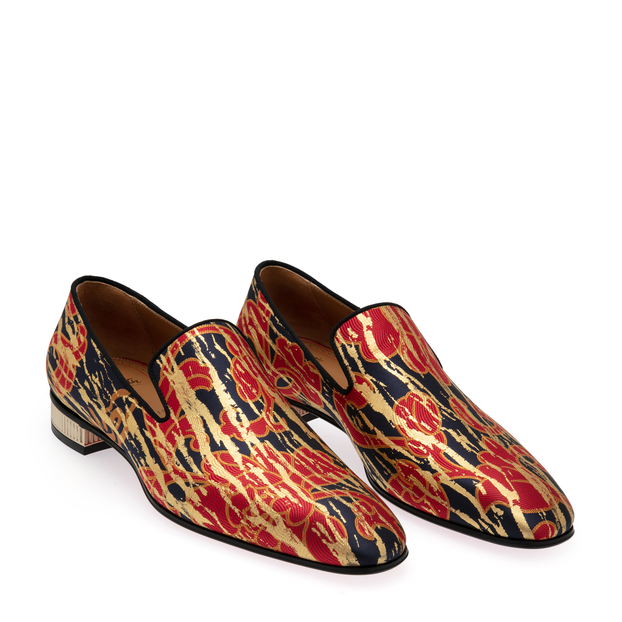 

Jacquard print loafers, Multi-coloured