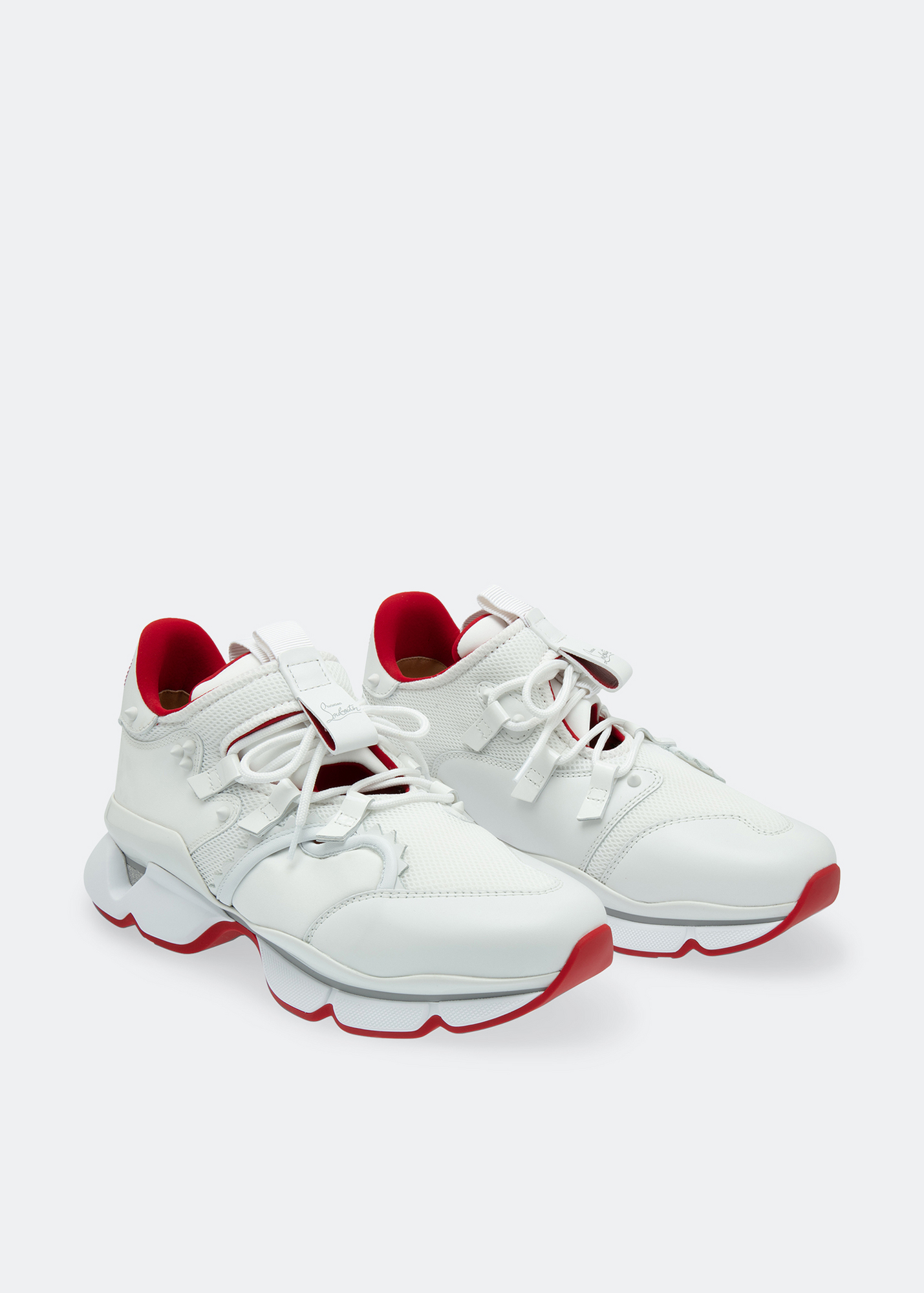 

Red Runner sneakers, White