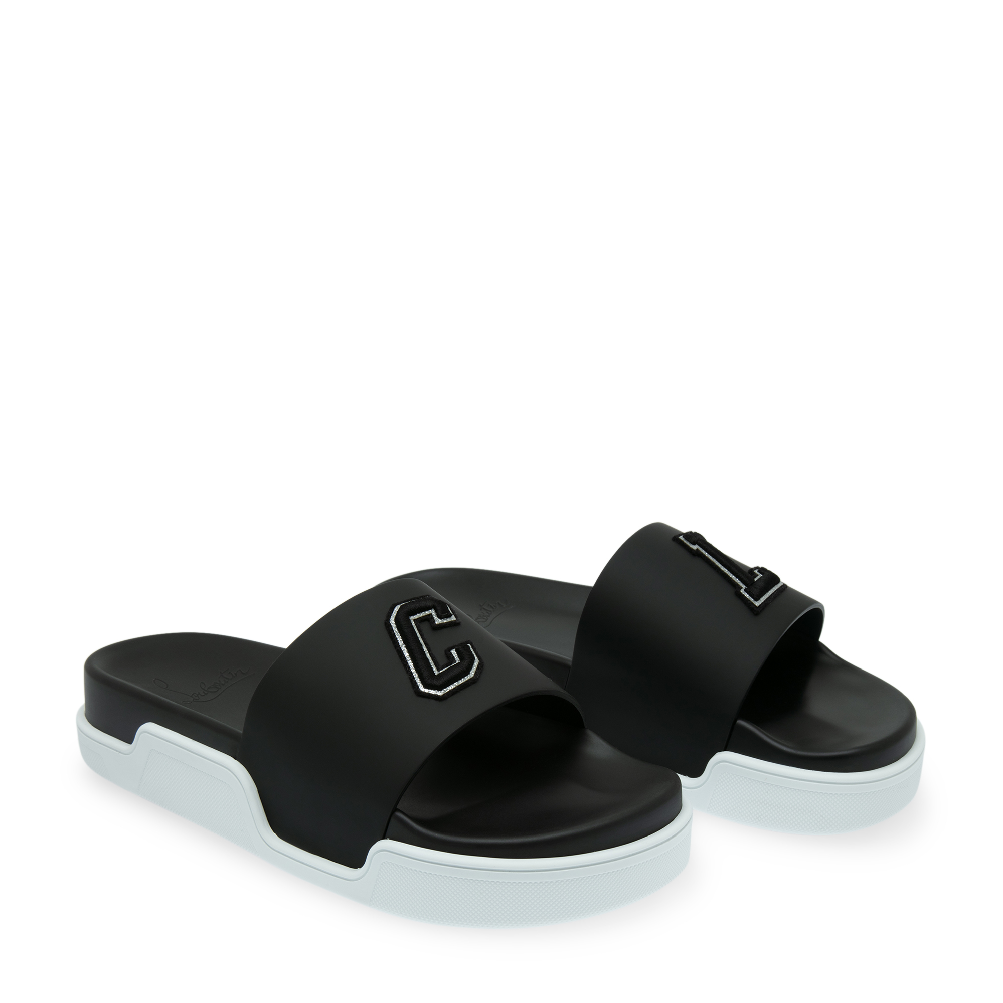 

Ivy Pool slides, Black