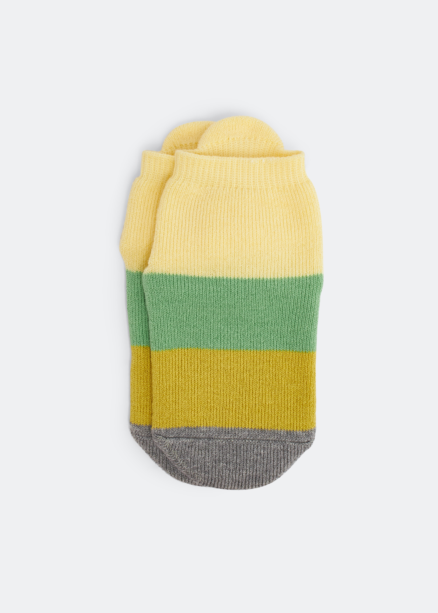 

Colour Block kids non-slip socks, Yellow