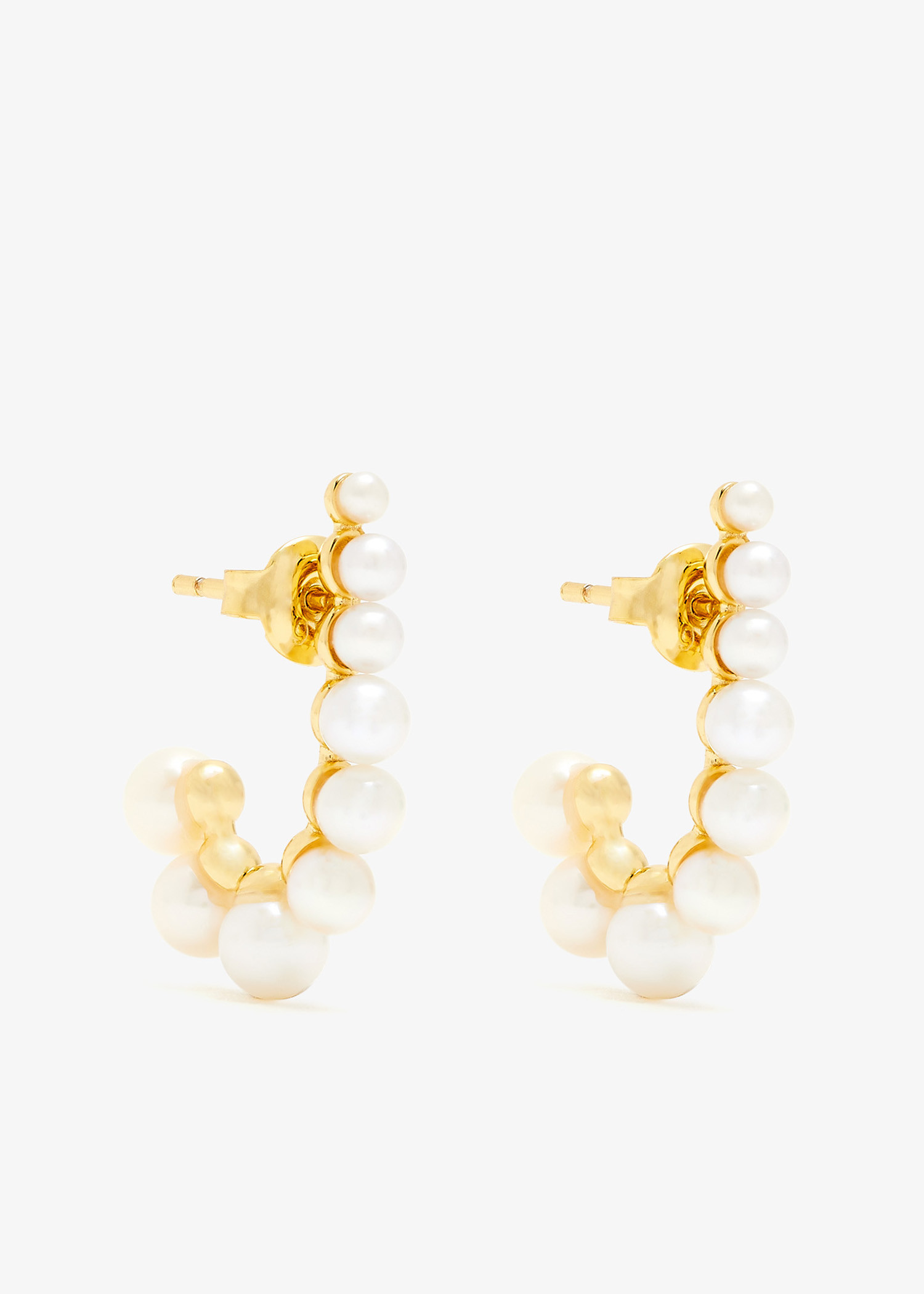

Olga earrings, White