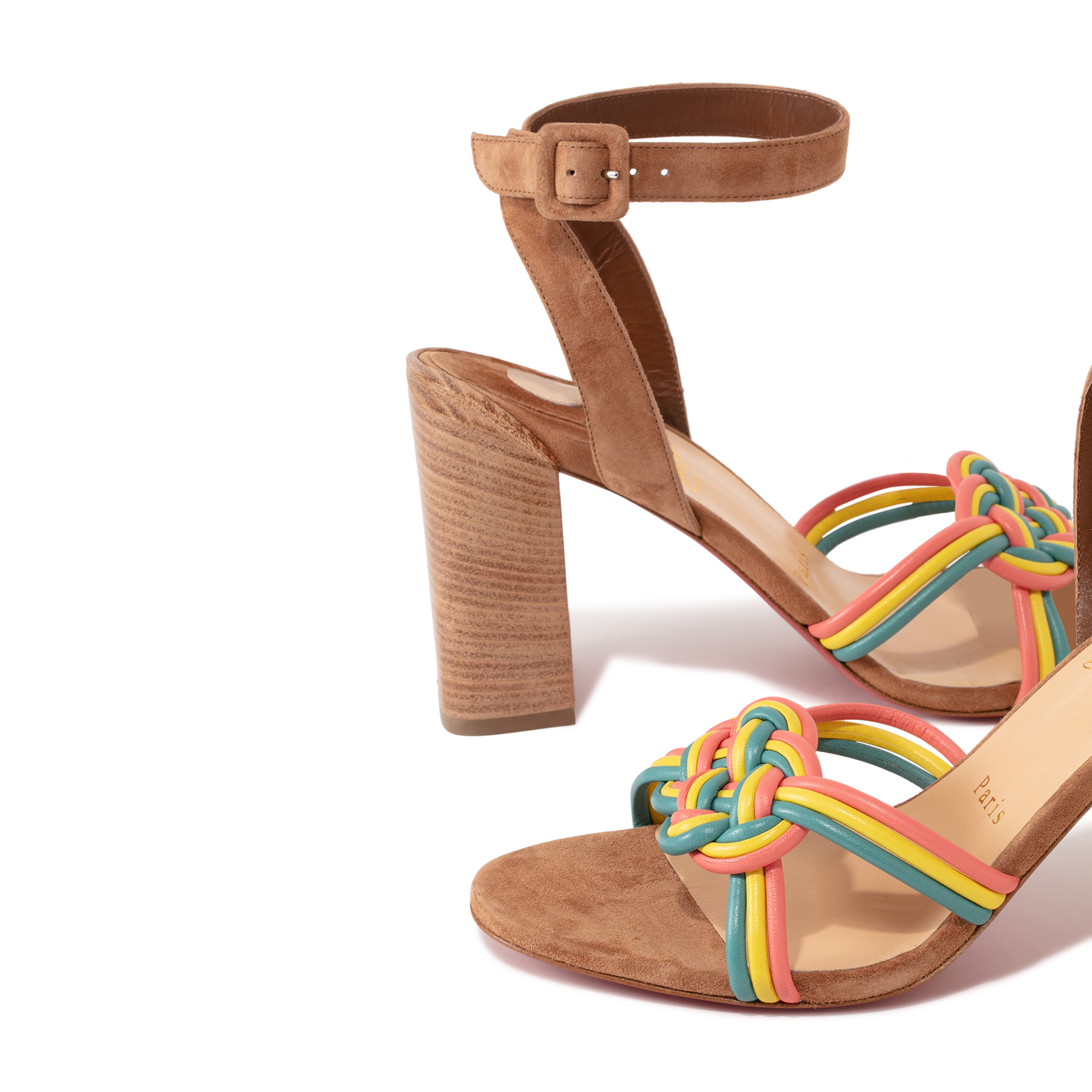 

Ella 85 sandals, Multi-coloured