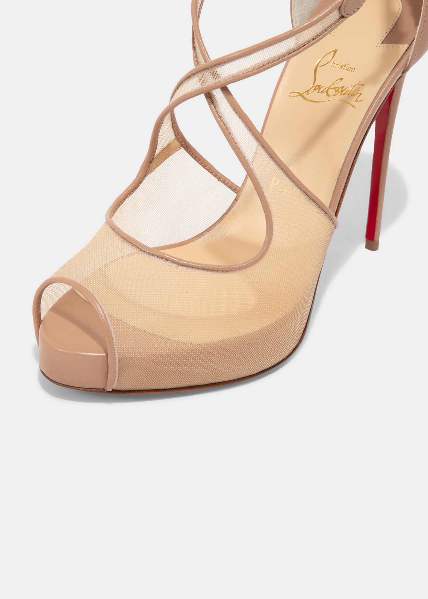 Christian Louboutin Mariacar 120 sandals for Women Beige in