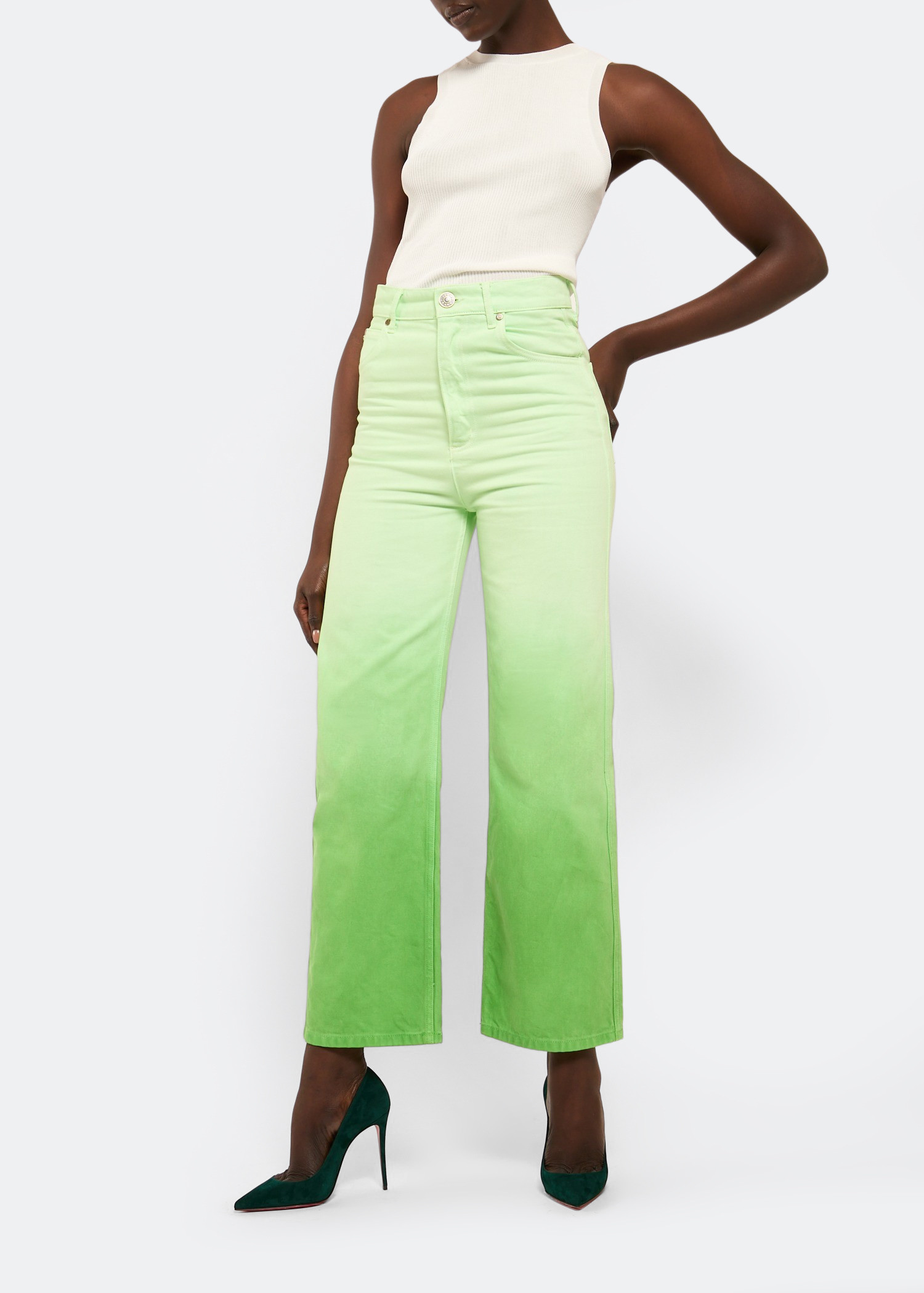 

Kate 100 pumps, Green