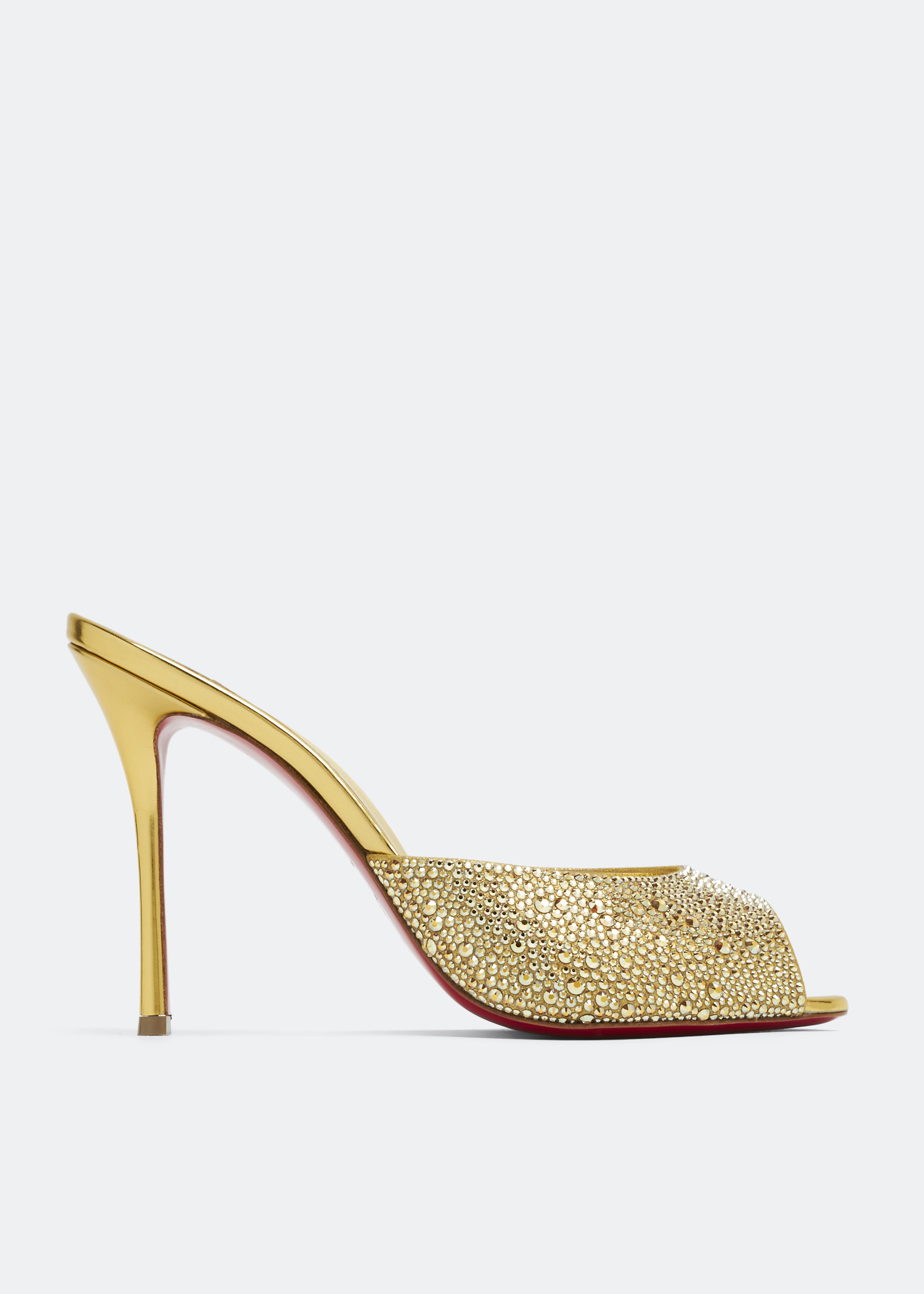 

Me Dolly Strass mules, Gold