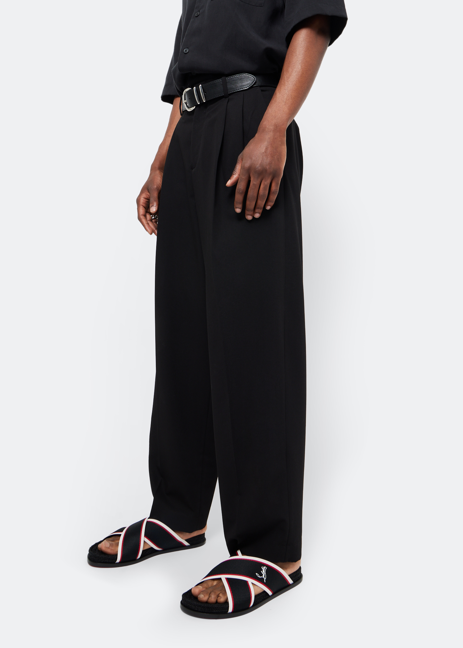 

Hot Cross sandals, Black