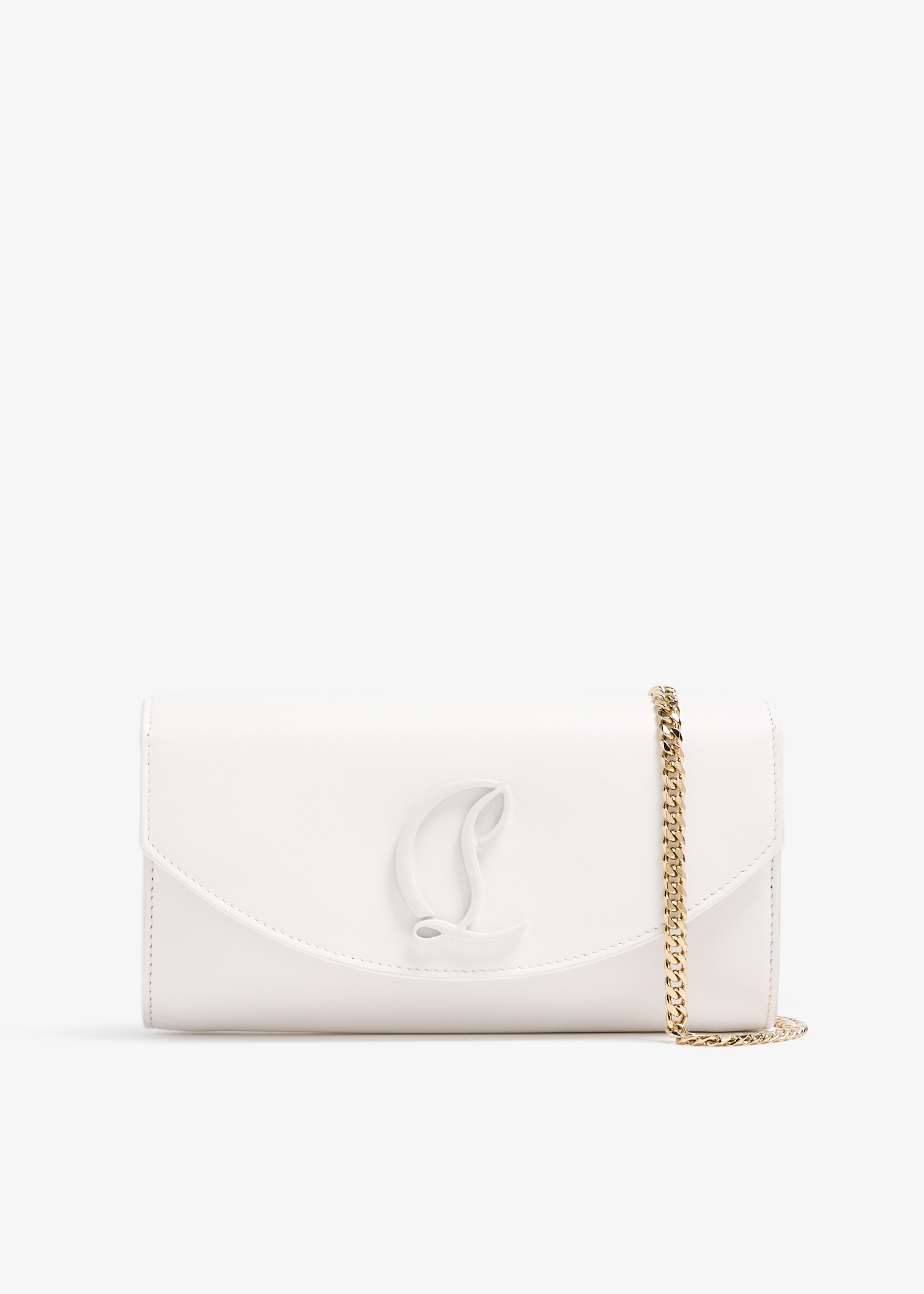 

Loubi54 chain wallet, White