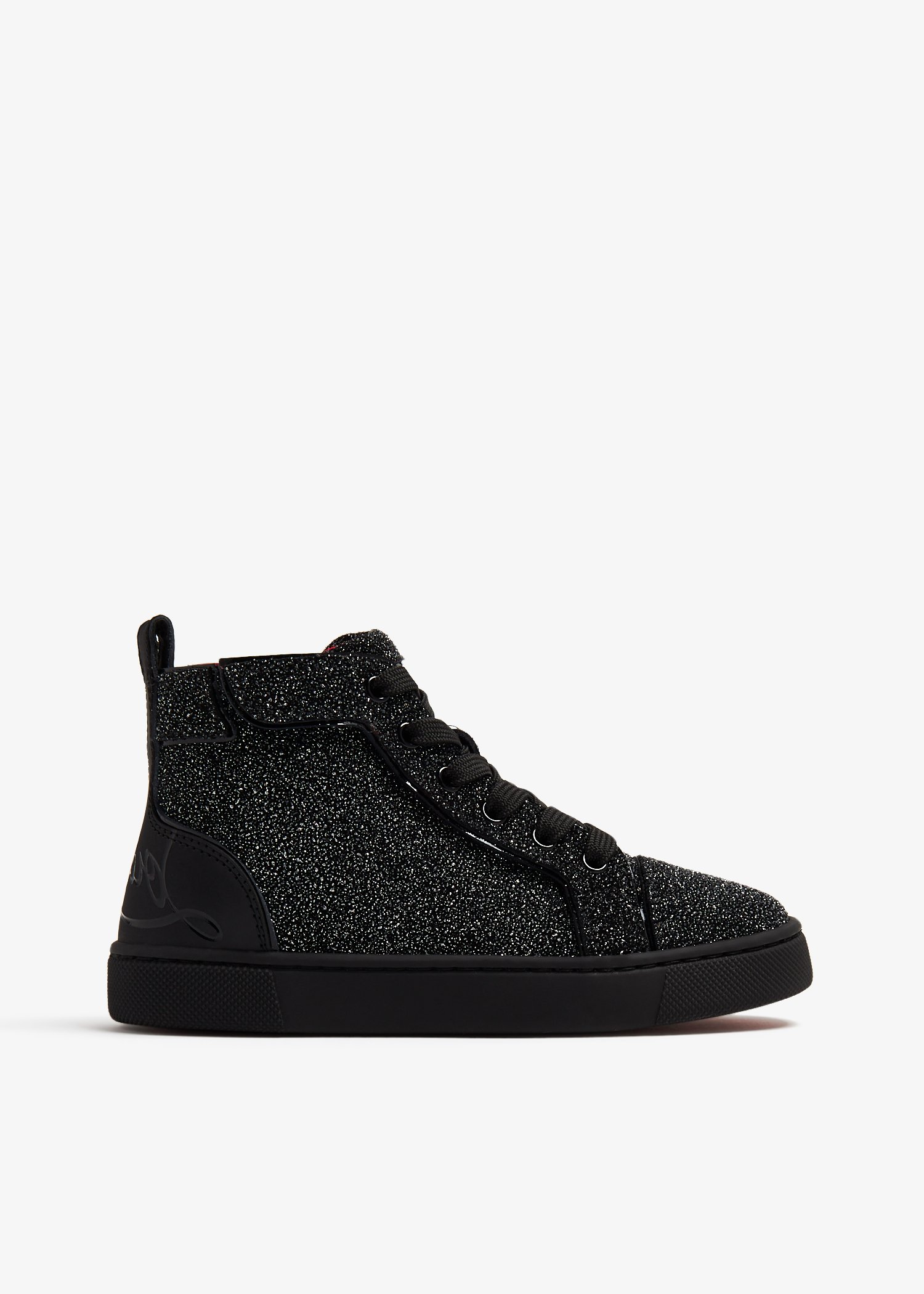 Christian louboutin glitter high top sneakers on sale