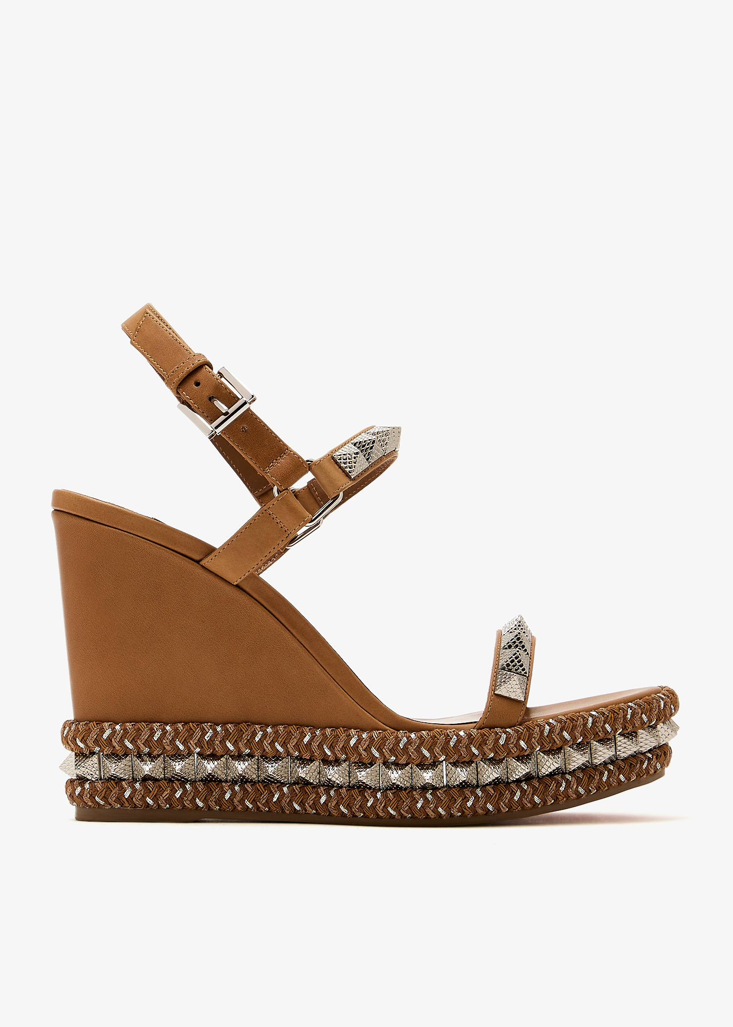 

Pyraclou 110 wedge sandals, Brown