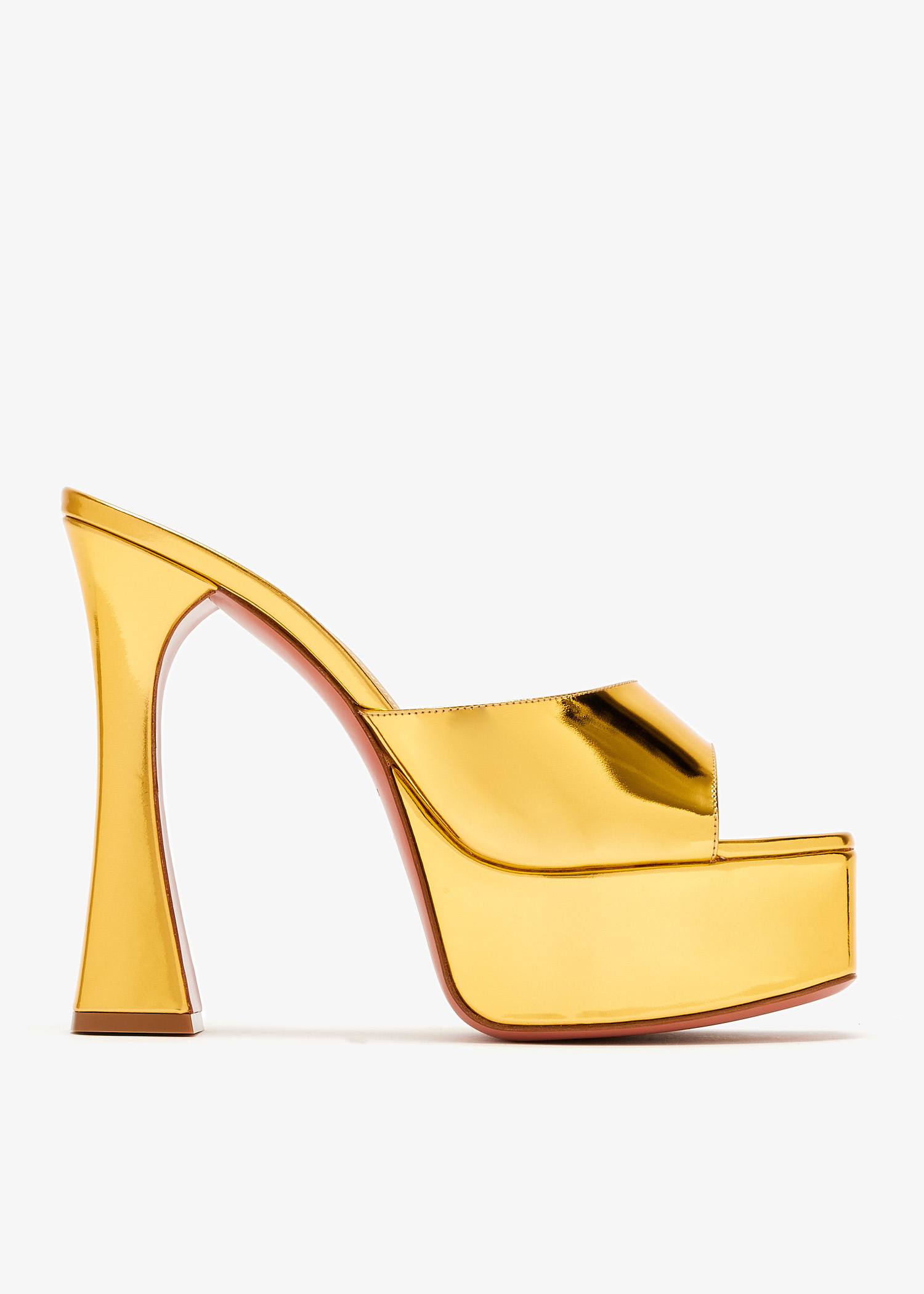 

Dalida 140 glass slippers, Gold