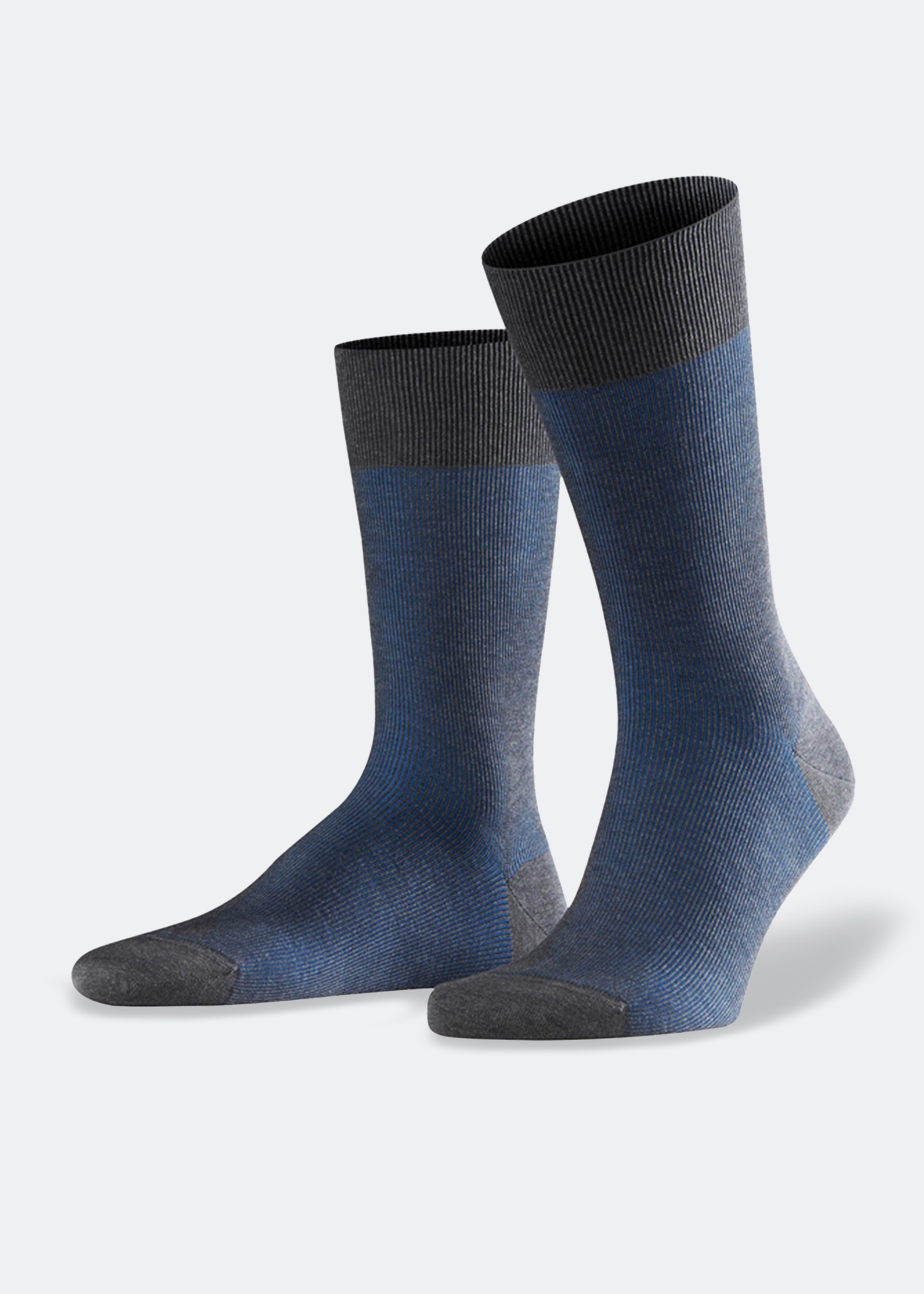 

Fine Shadow men socks, Blue