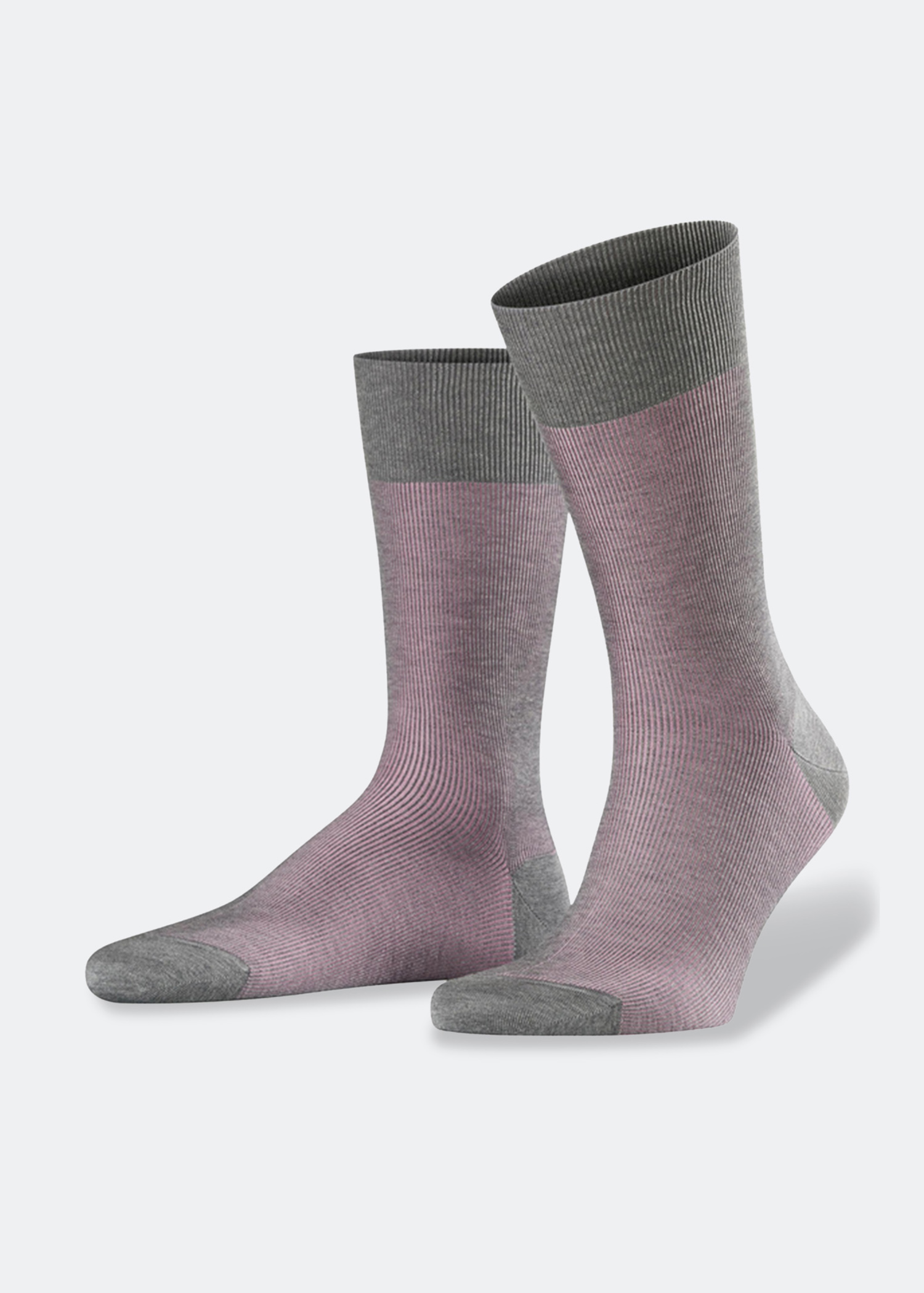 

Fine Shadow men socks, Grey