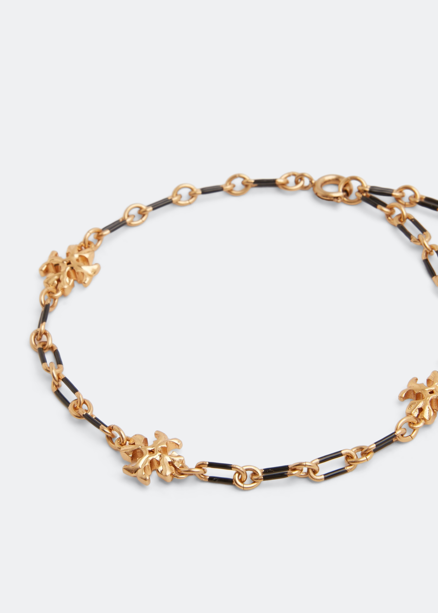 

Roxanne chain striped bracelet, Black