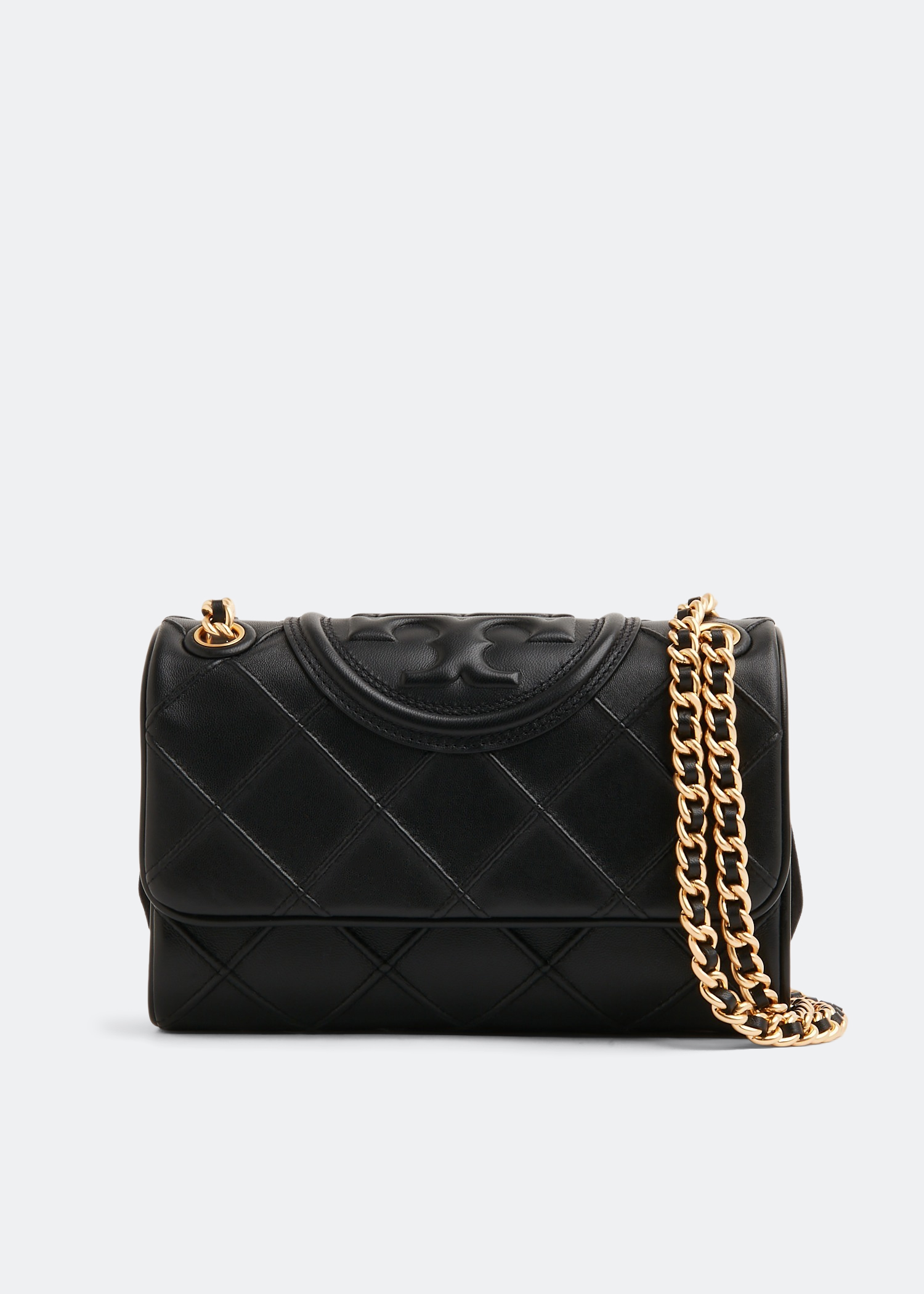 

Fleming small convertible shoulder bag, Black
