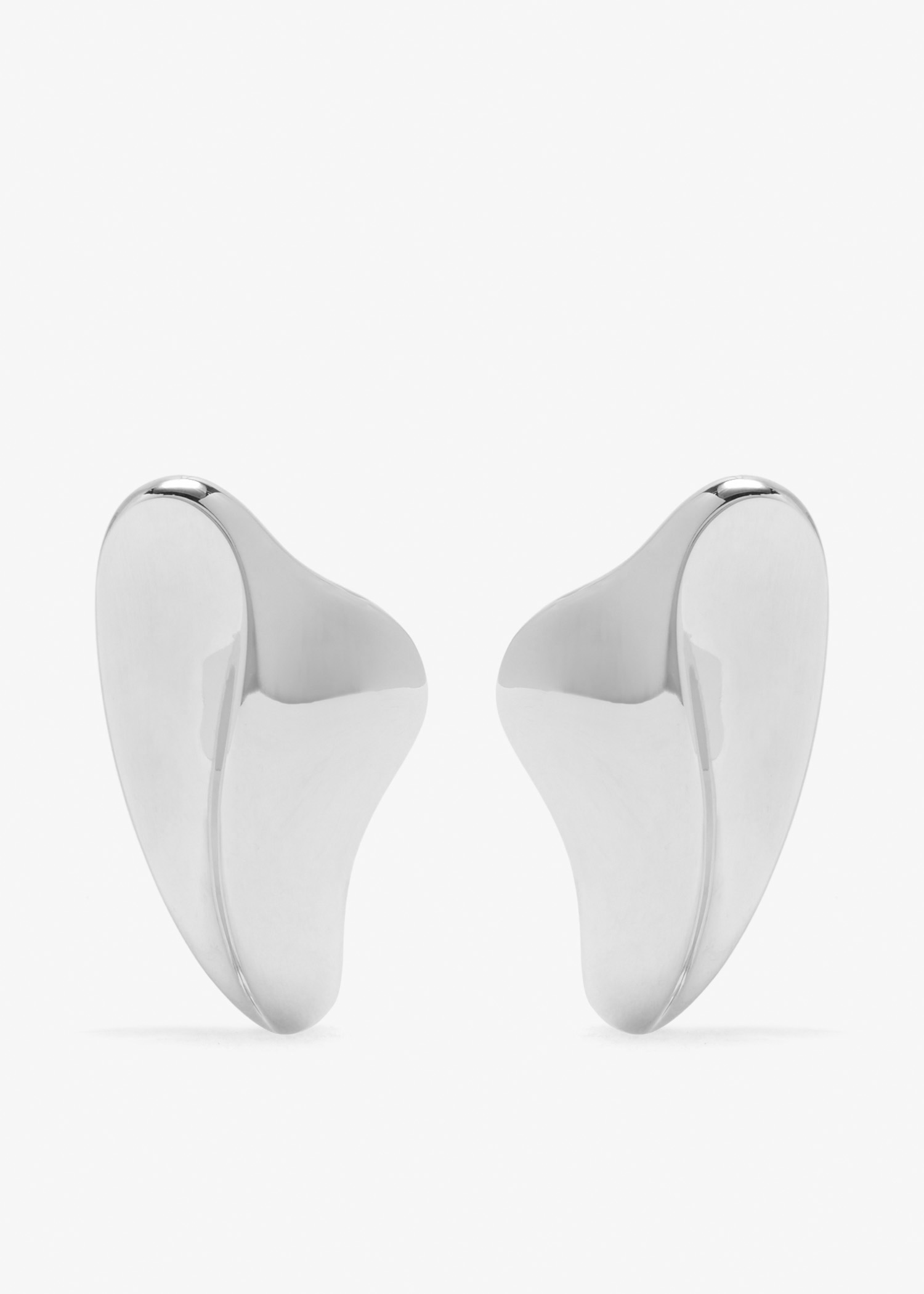 

Wing earrings, Silver