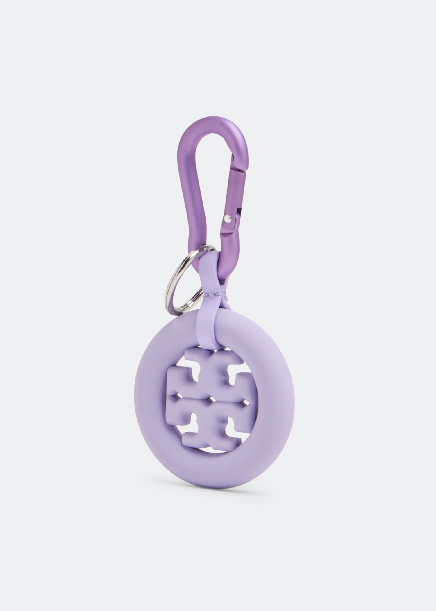 Tory Burch Puffed Up logo key ring for Women Purple in KSA Level Shoes